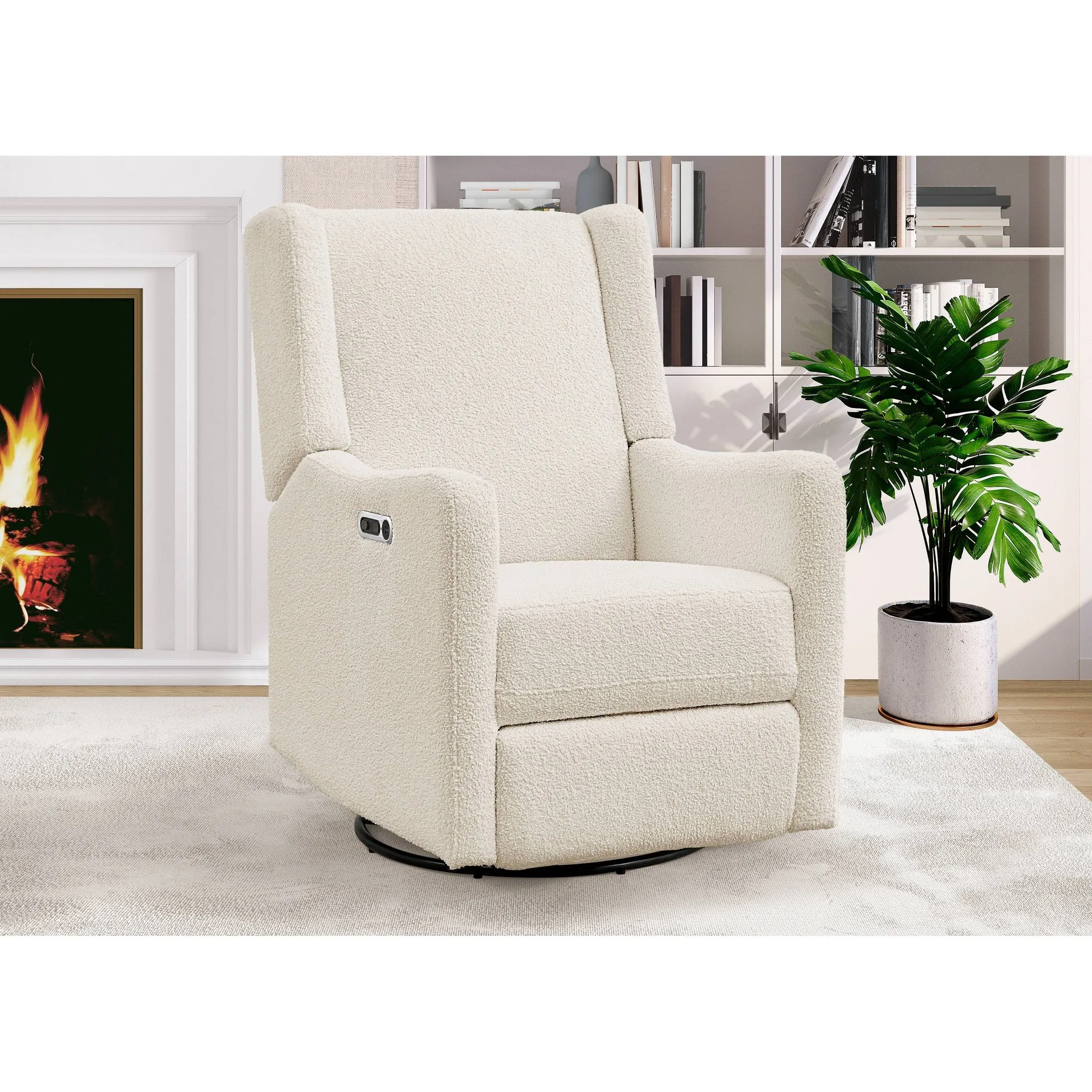 Mercer Electronic Power Recliner and Swivel Glider with USB Port - Shell - Image 3