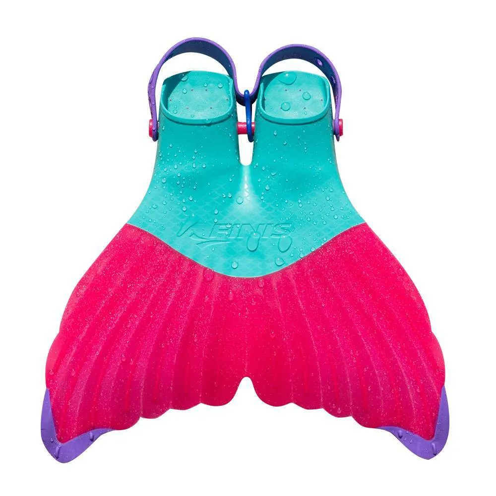 Mermaid Swim Training Fin - Teal/Pink