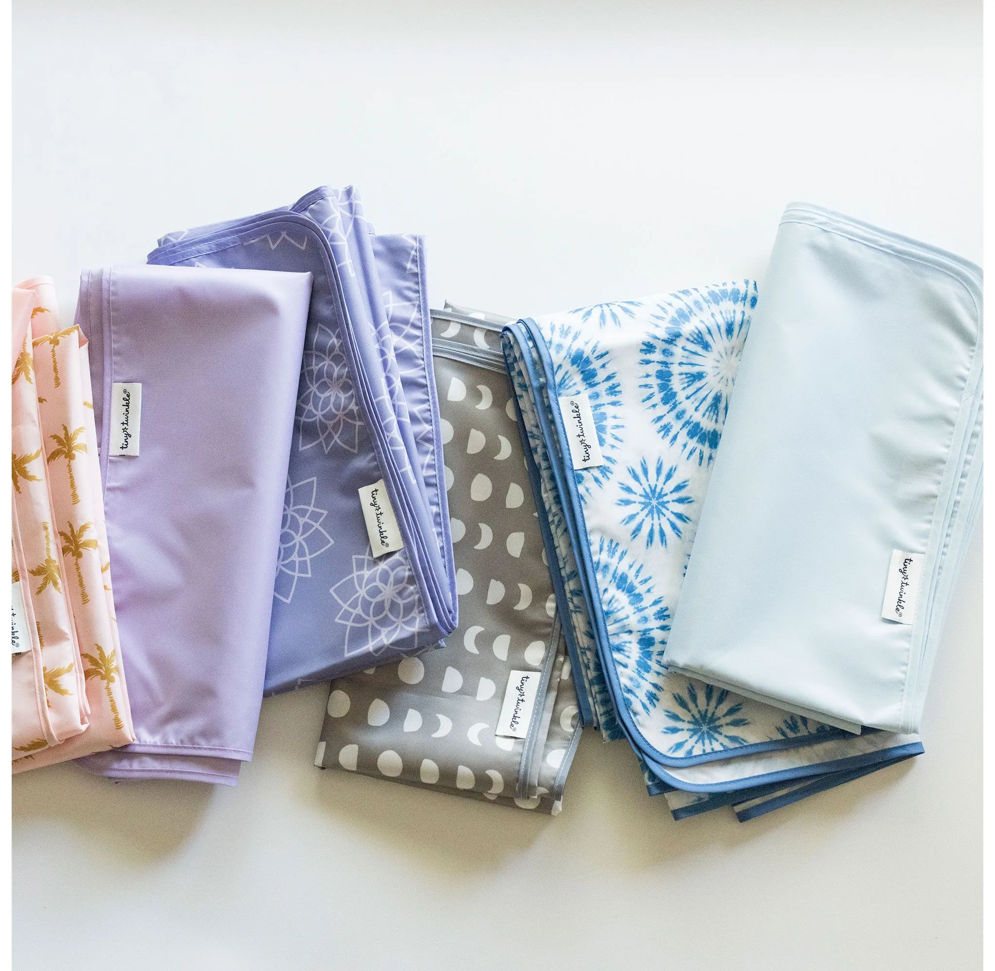 Mess-Proof Splat Mats for High Chairs or Art Projects - Cloud Blue - Image 2