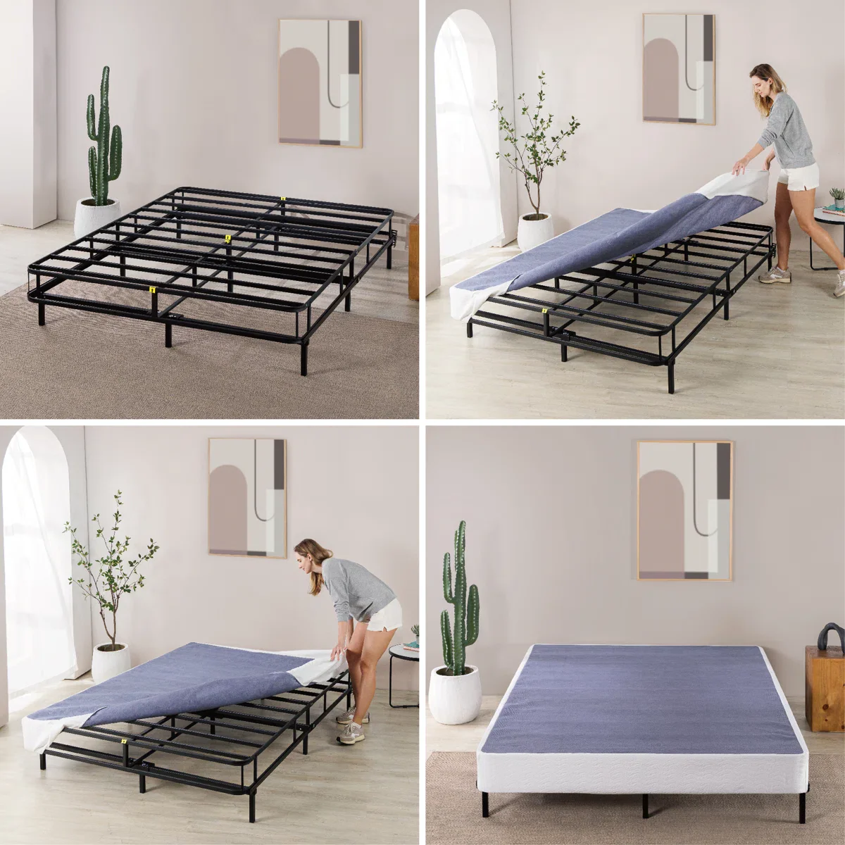 Naglee Metal Box Spring - Queen 9" - Image 2