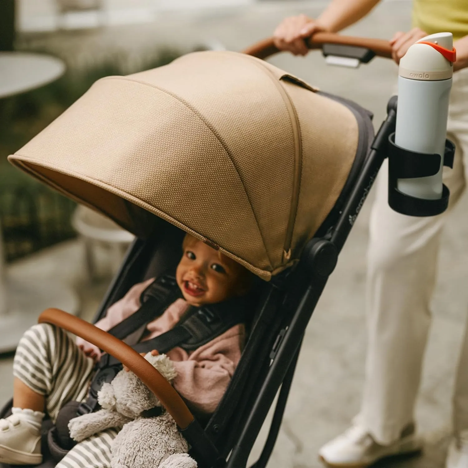 Metro 3 Deluxe Baby Stroller - Camel - Image 3