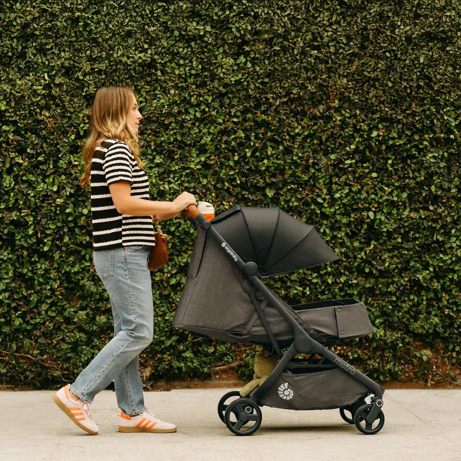 Metro 3 Deluxe Baby Stroller - Camel - Image 5