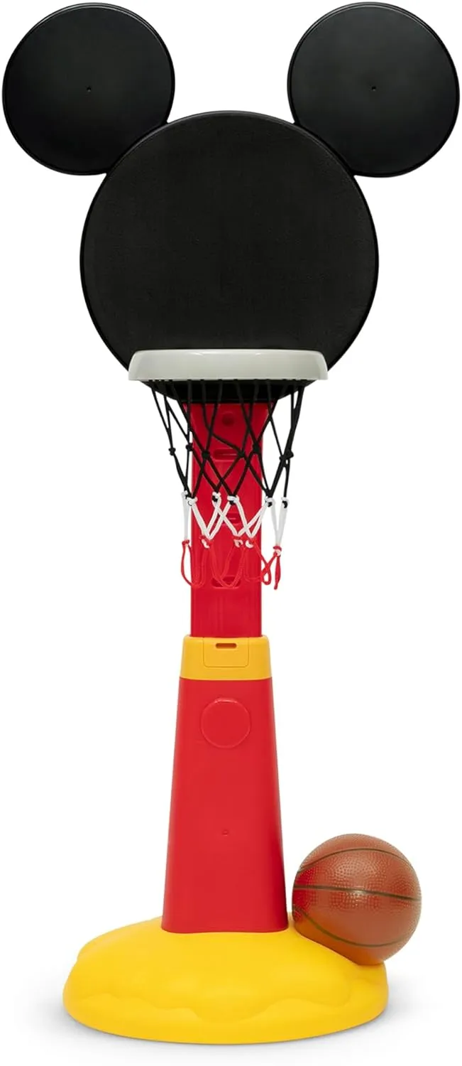 Mickey Mouse Basketball Set - Plastic Hoop and Ball