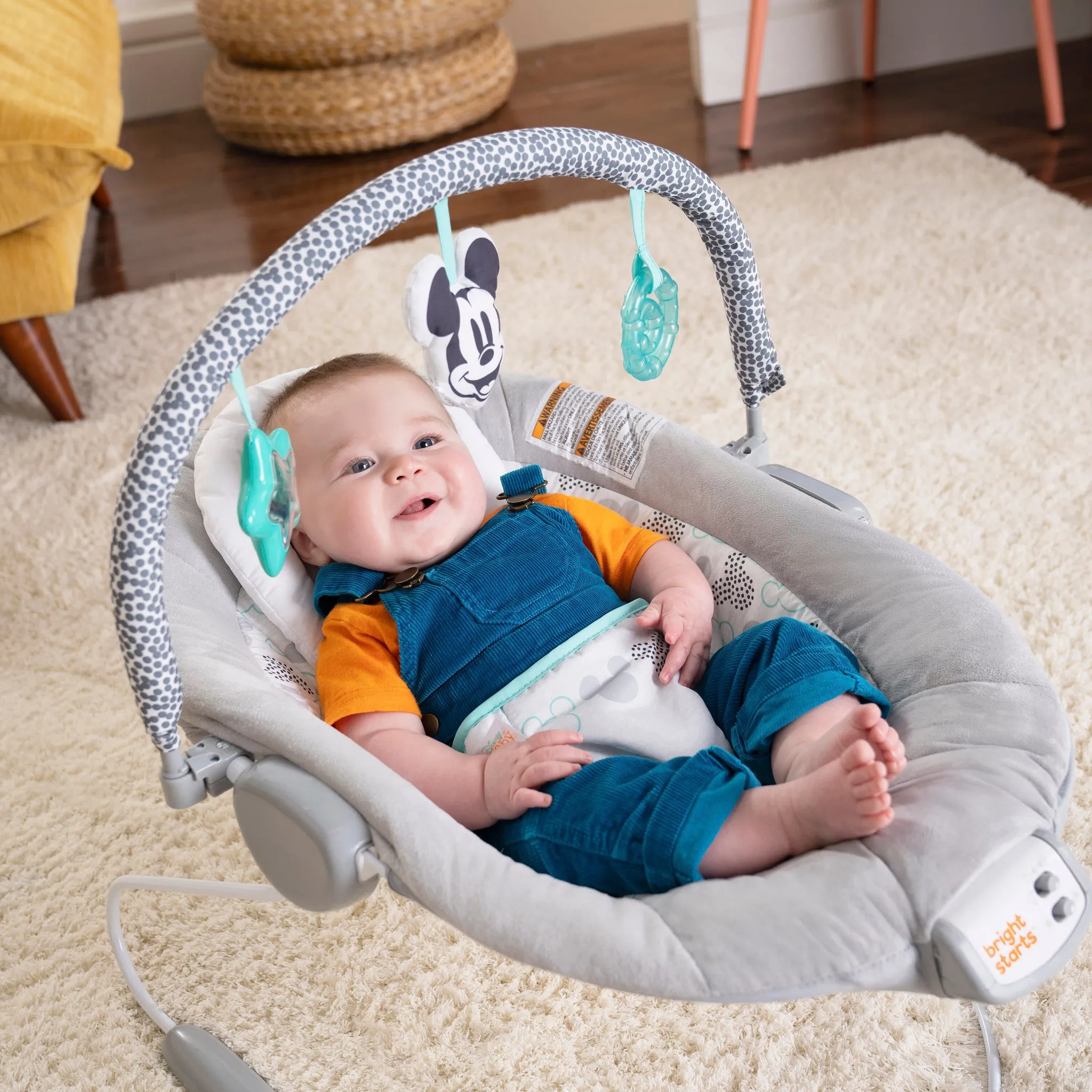 Mickey Mouse Cloudscapes Comfy Baby Bouncer - Image 2
