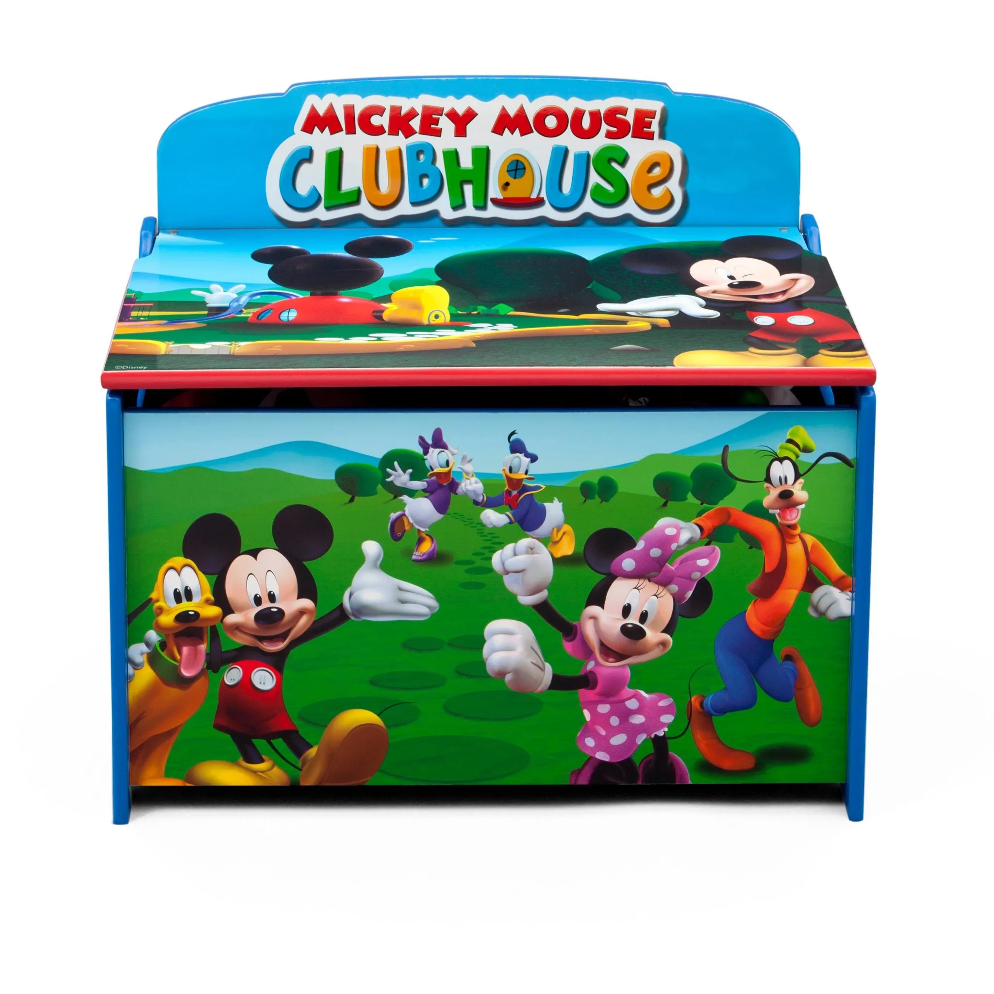 Mickey Mouse Toy Box with Slow-Close Lid - Image 2