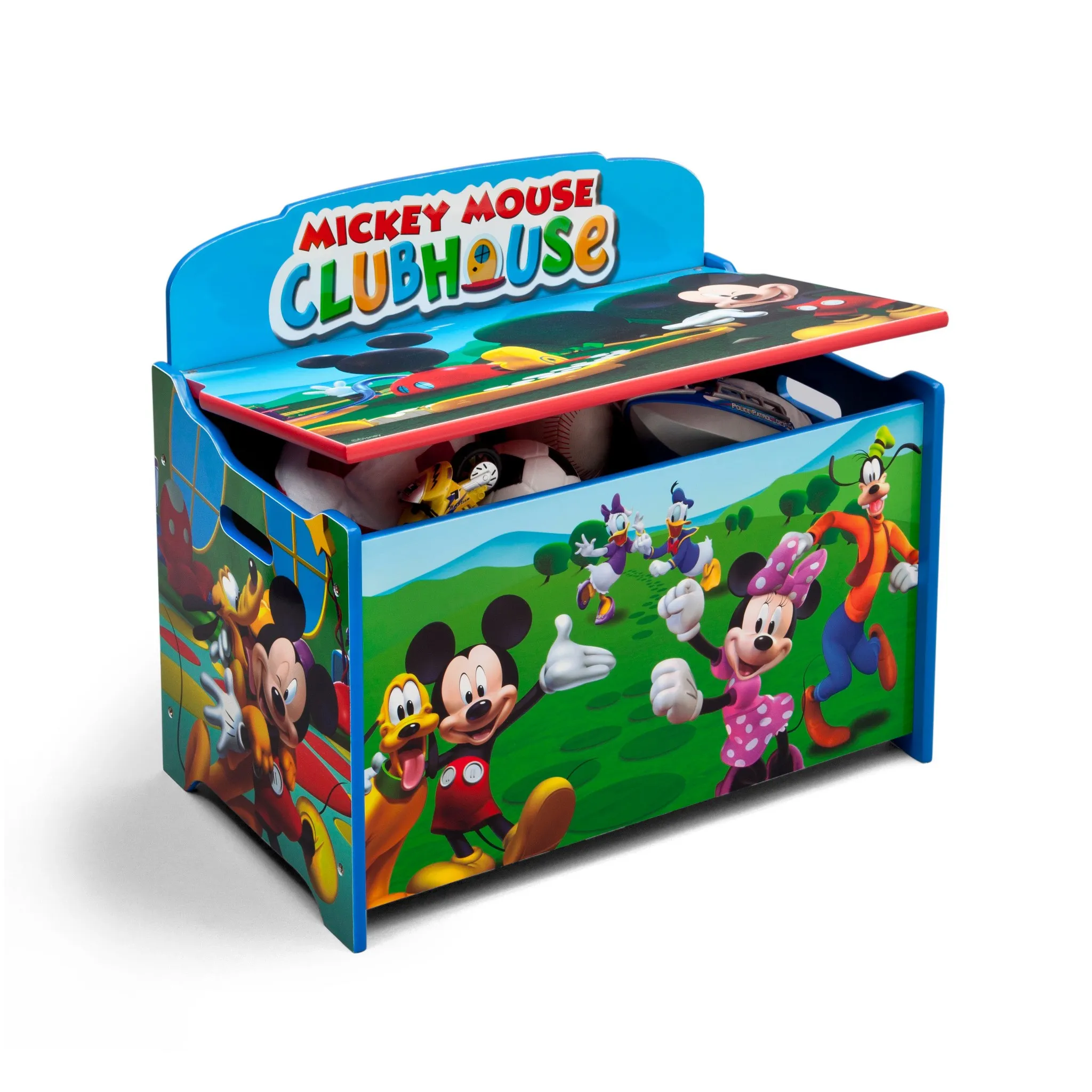 Mickey Mouse Toy Box with Slow-Close Lid - Image 3