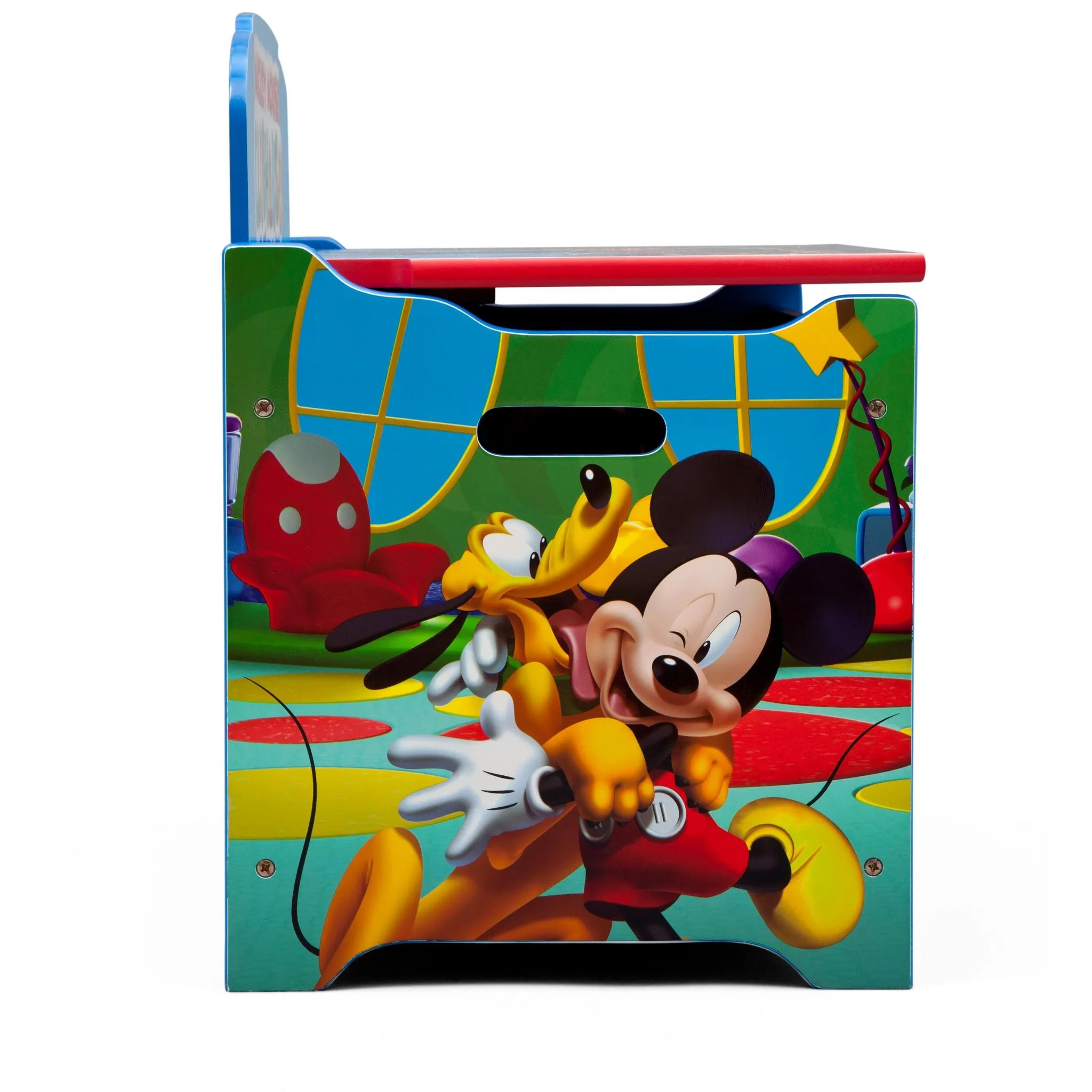 Mickey Mouse Toy Box with Slow-Close Lid - Image 7