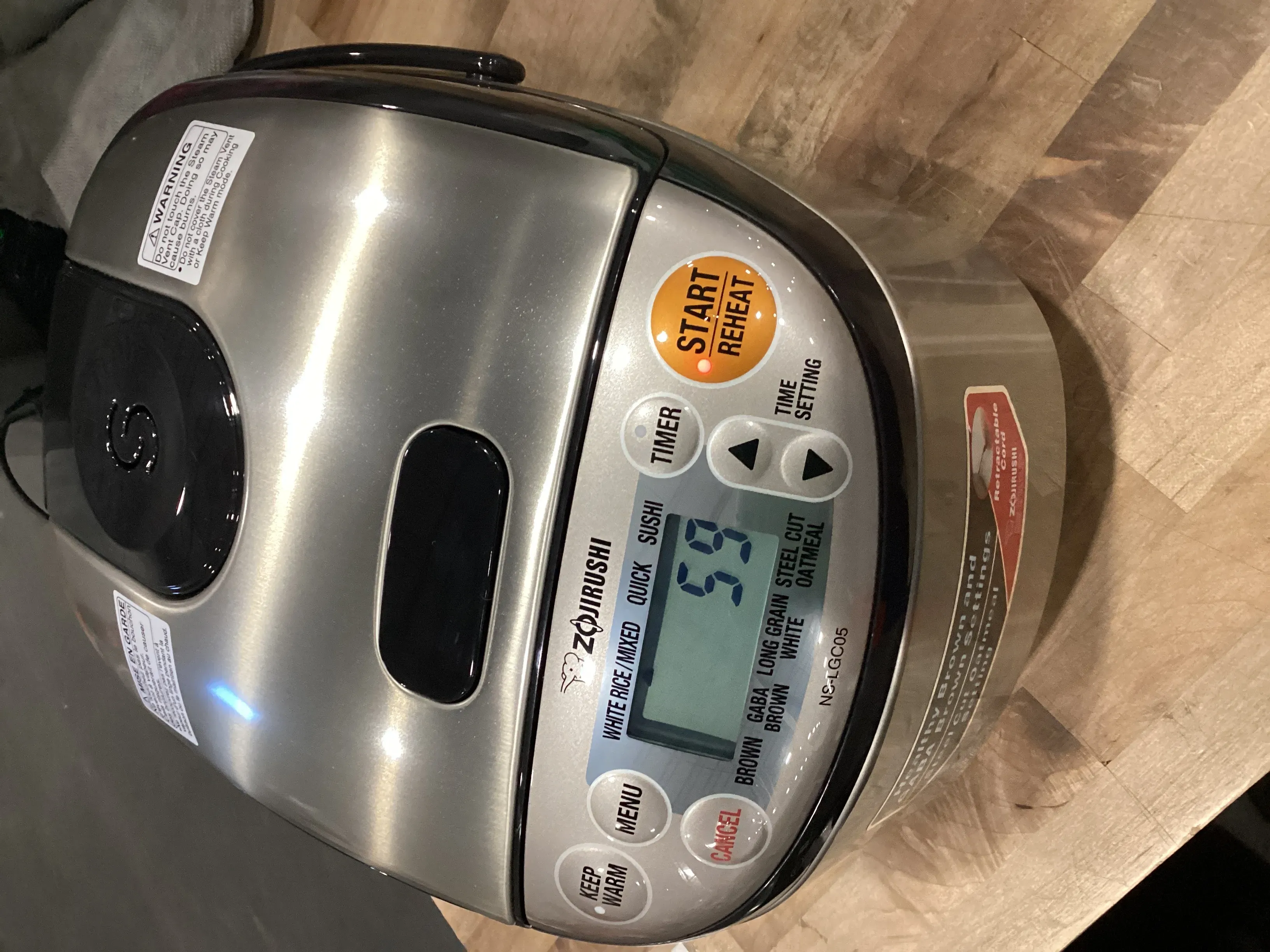 Micom 3 Cup Rice Cooker & Warmer - Image 7
