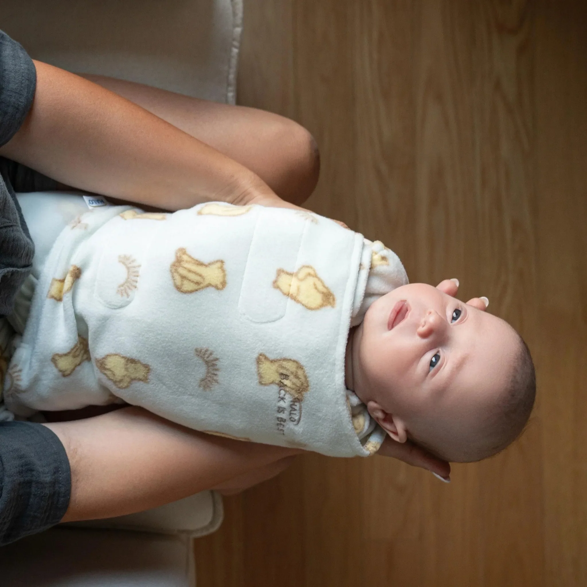 Microfleece Sleepsack Swaddle Wrap - Sunshine Winnie - S - Image 4