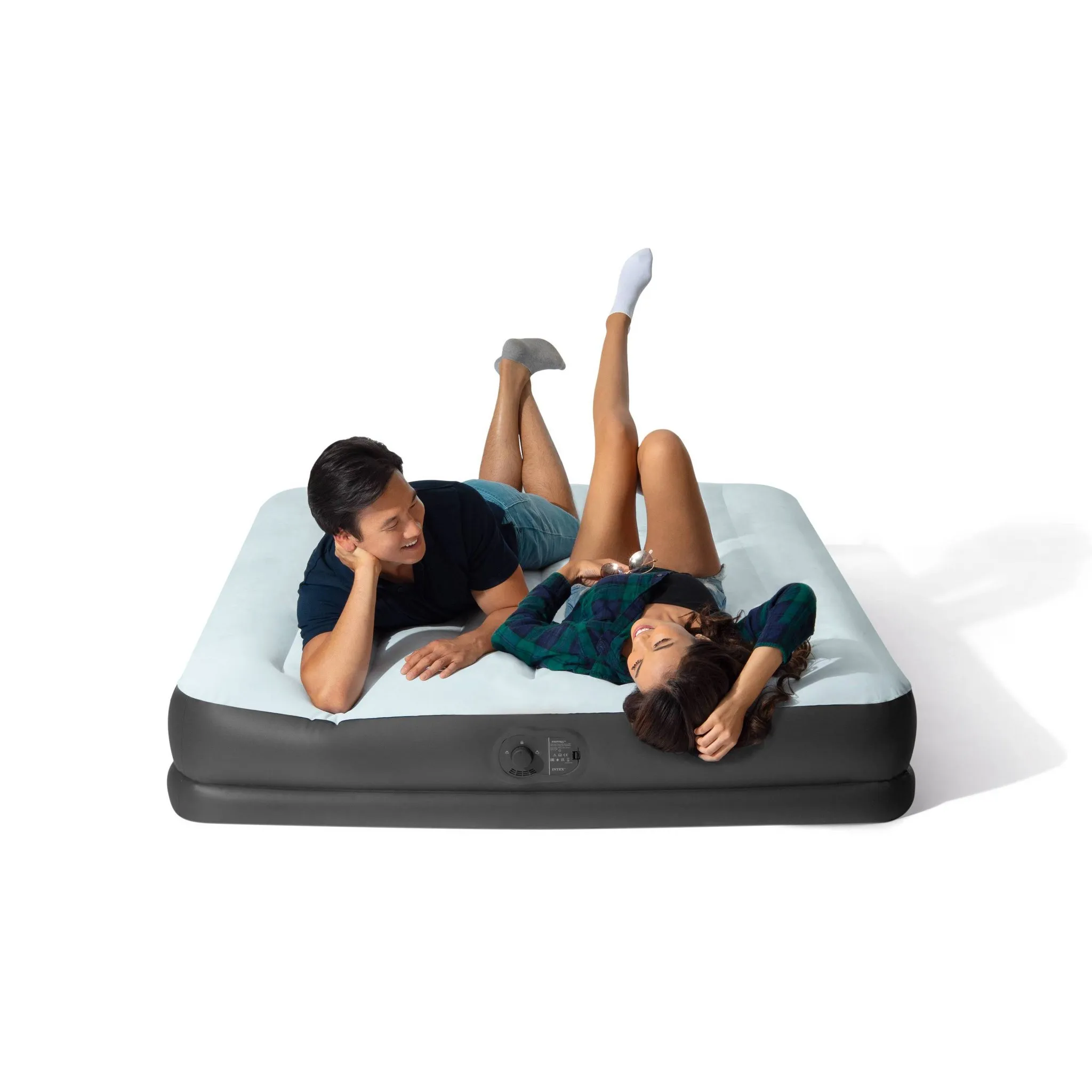 Mid Rise Air Mattress with Internal USB Pump - Queen Size - Image 4