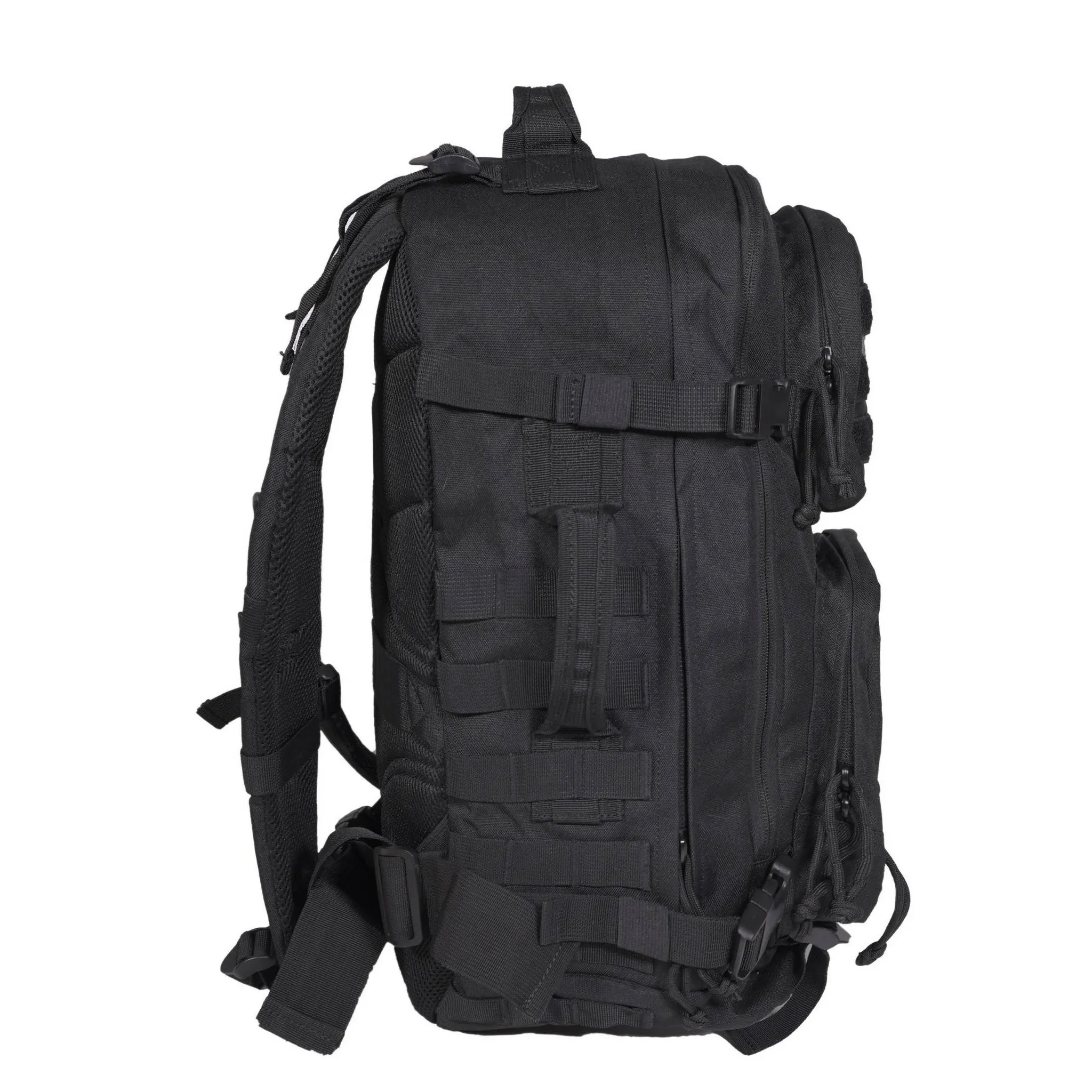 Military Tactical Laptop Backpack - Black - Image 5