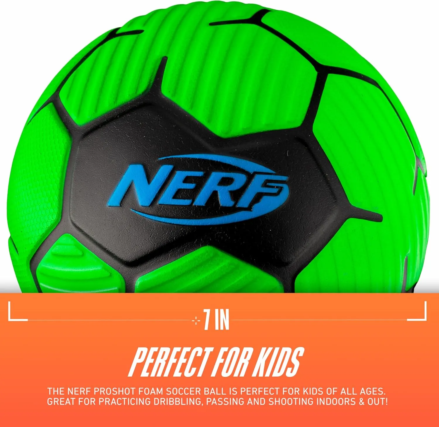 Mini Foam Soccer Ball - Green - Image 2