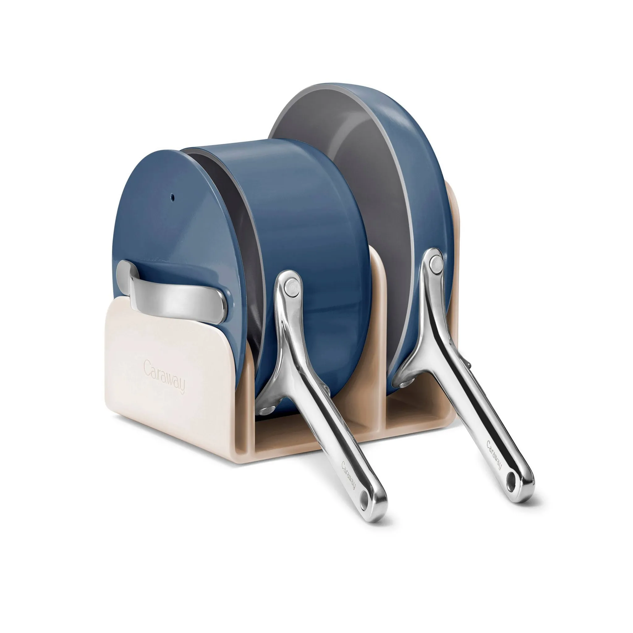Mini Non-Stick Ceramic Cookware Set - Navy - Image 2