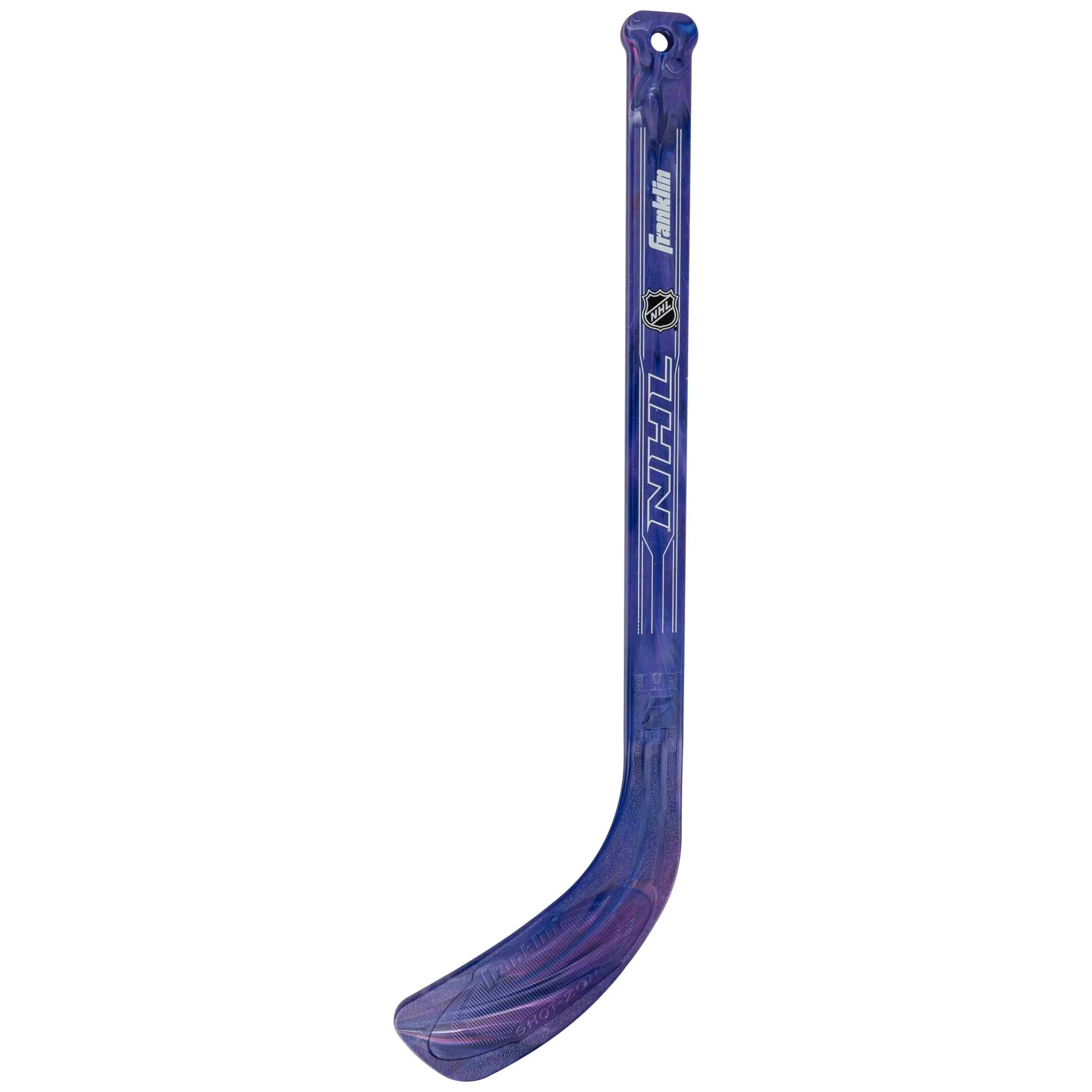 Mini Hockey Goal Stick & Ball Toy Set - Light Blue Swirl/Dark Blue Swirl - Image 3