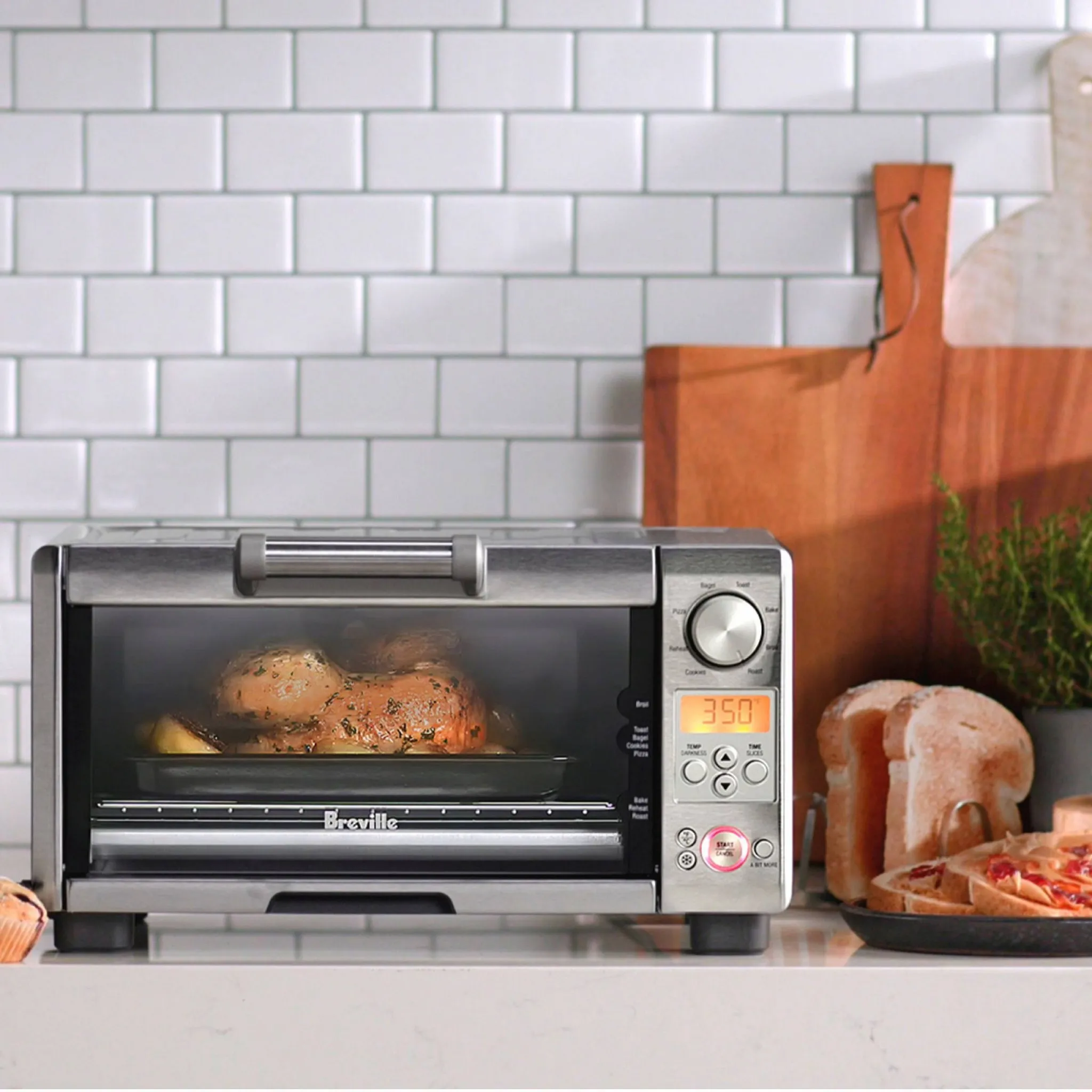 Mini Smart Toaster Oven - Stainless Steel - Image 3