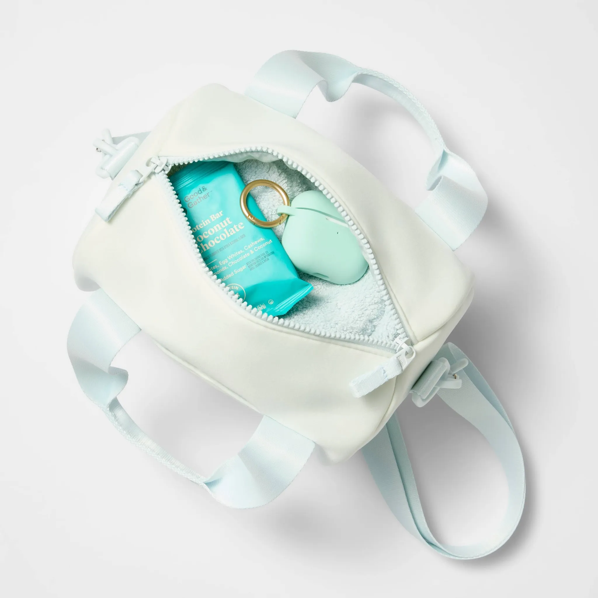 Miniature Duffel Bag - Ice Blue - Image 3