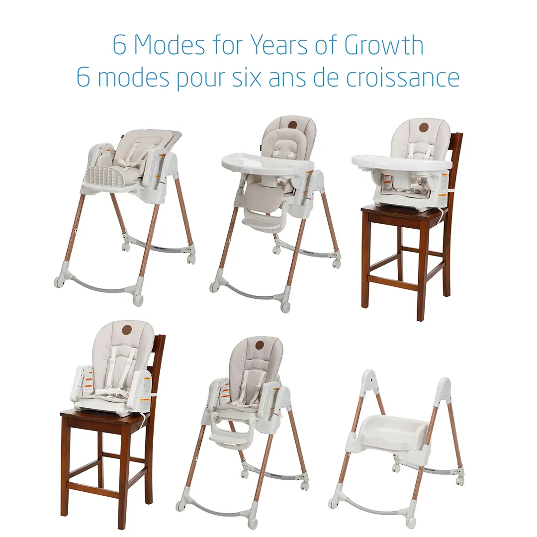 Minla 6-in-1 High Chair - Horizon Sand - Image 2