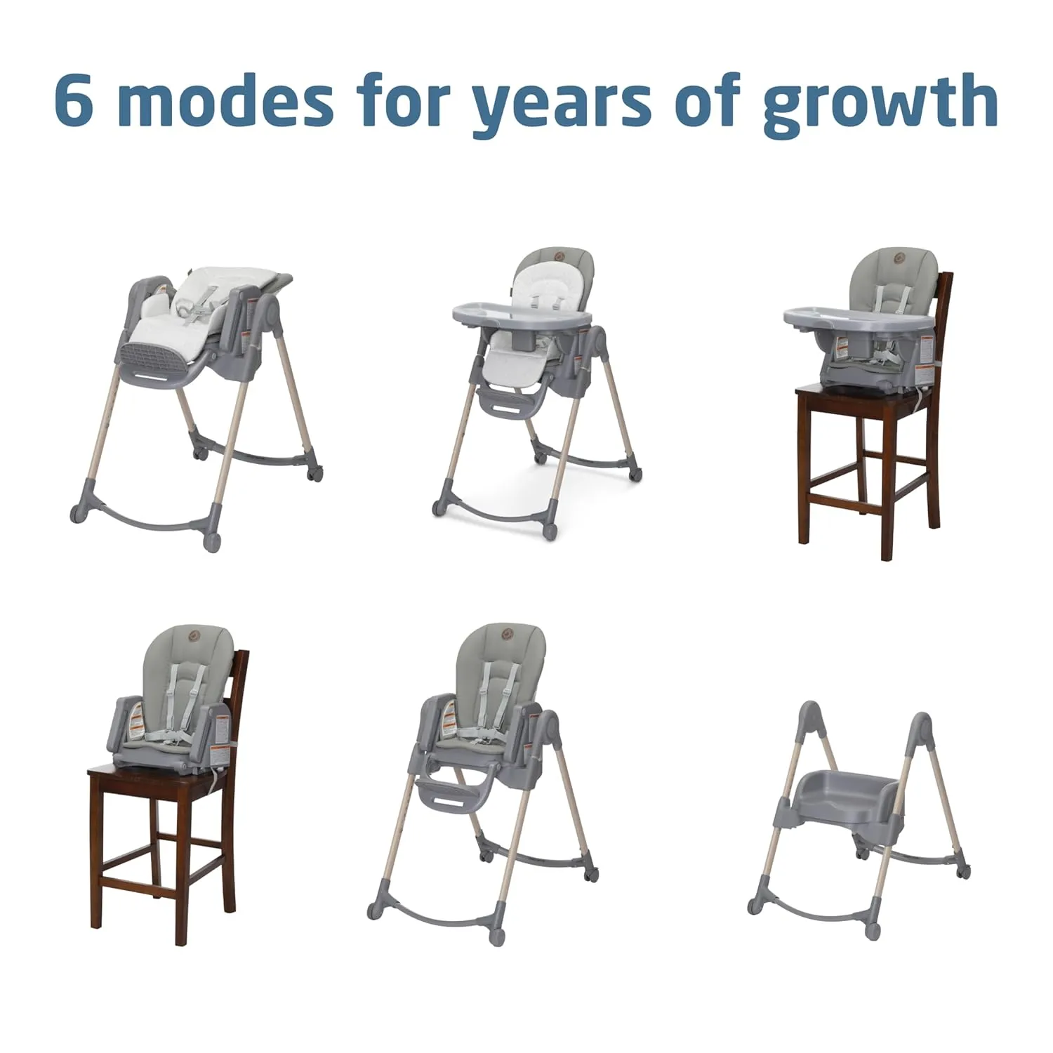 Minla 6-in-1 High Chairs - Classic Green - Image 3