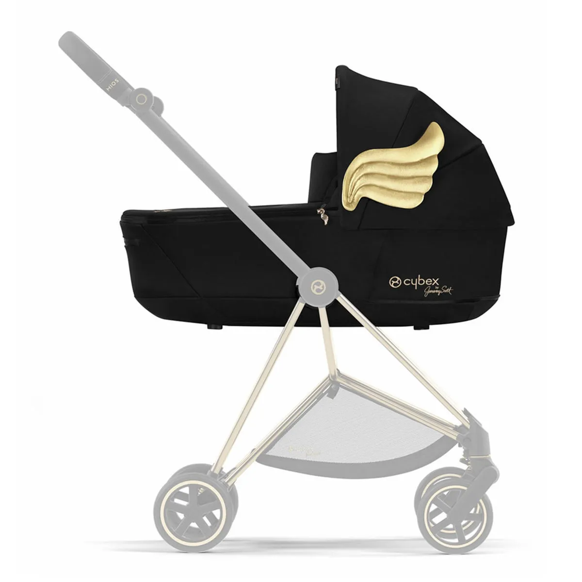 Mios 3 Lux Carry Cot - Black - Image 2