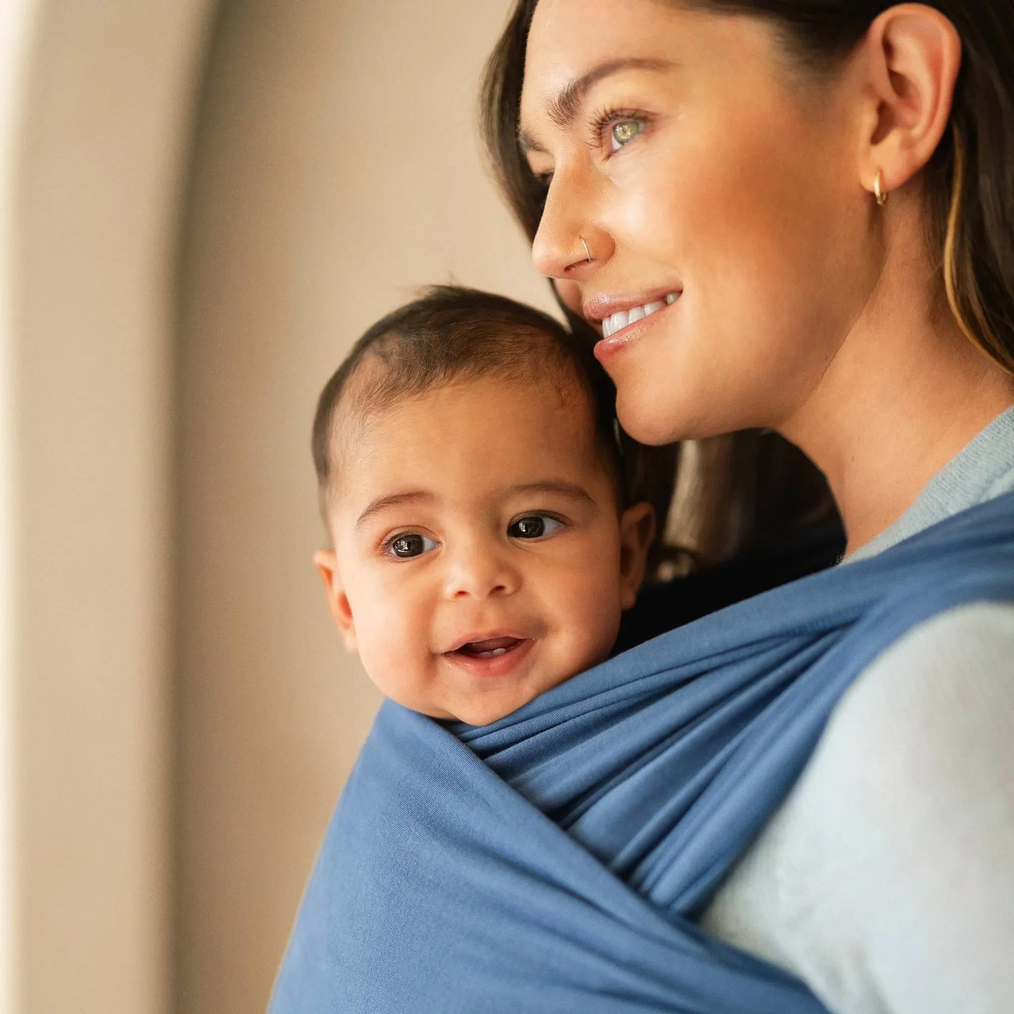 Classic Wrap Baby Carrier - Ocean - Image 3