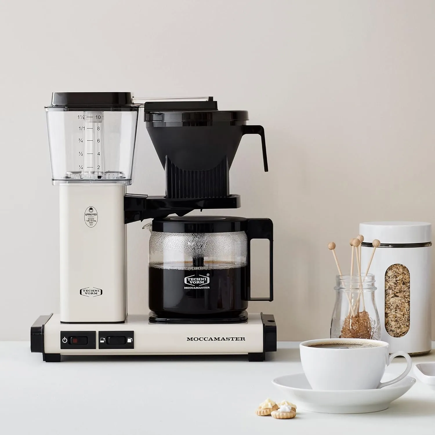 Moccamaster 53933 KBGV Select 10-Cup Coffee Maker - Off White - Image 12
