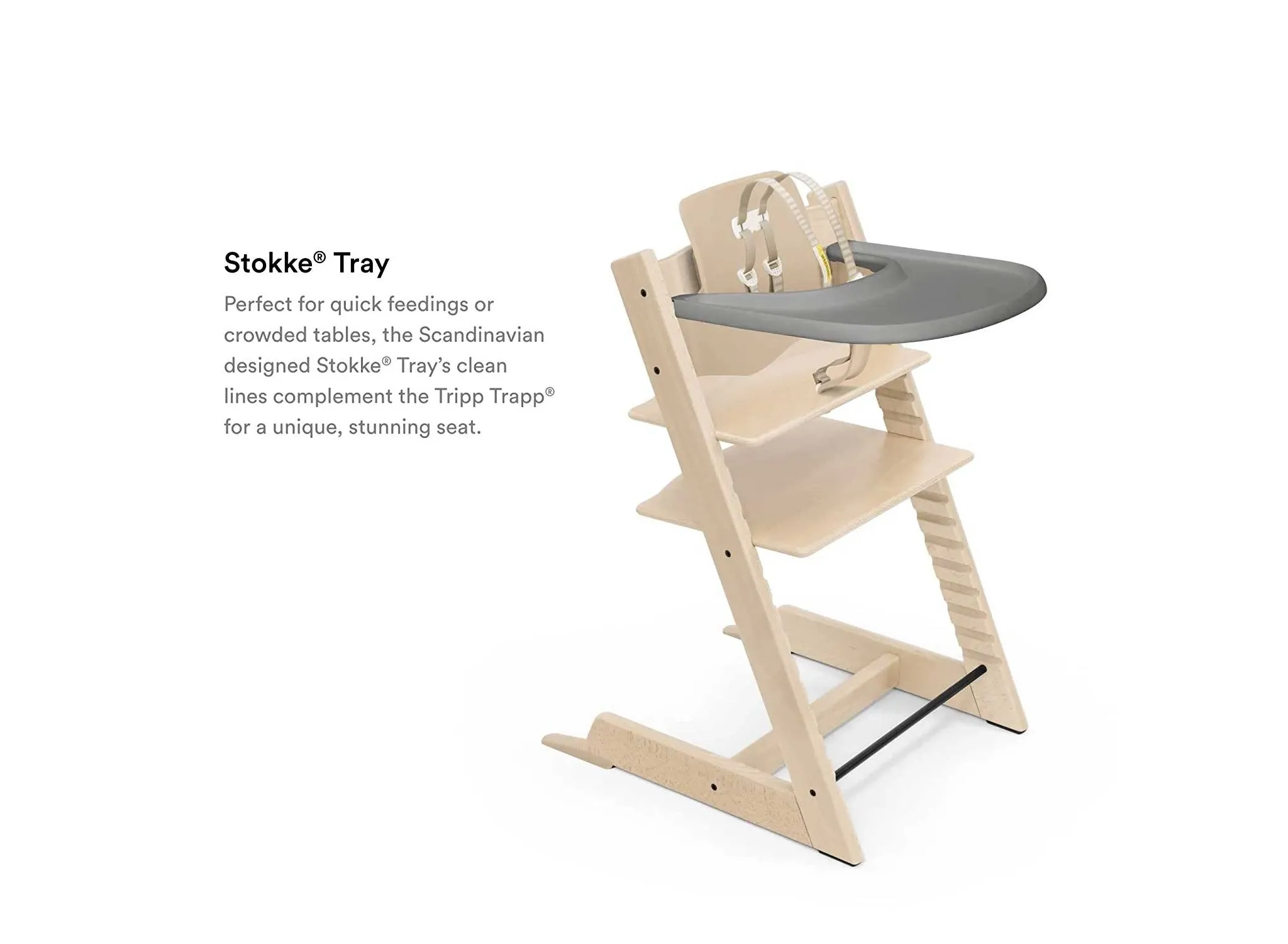 Modern Classic Chair Tray - Storm Grey - Image 3