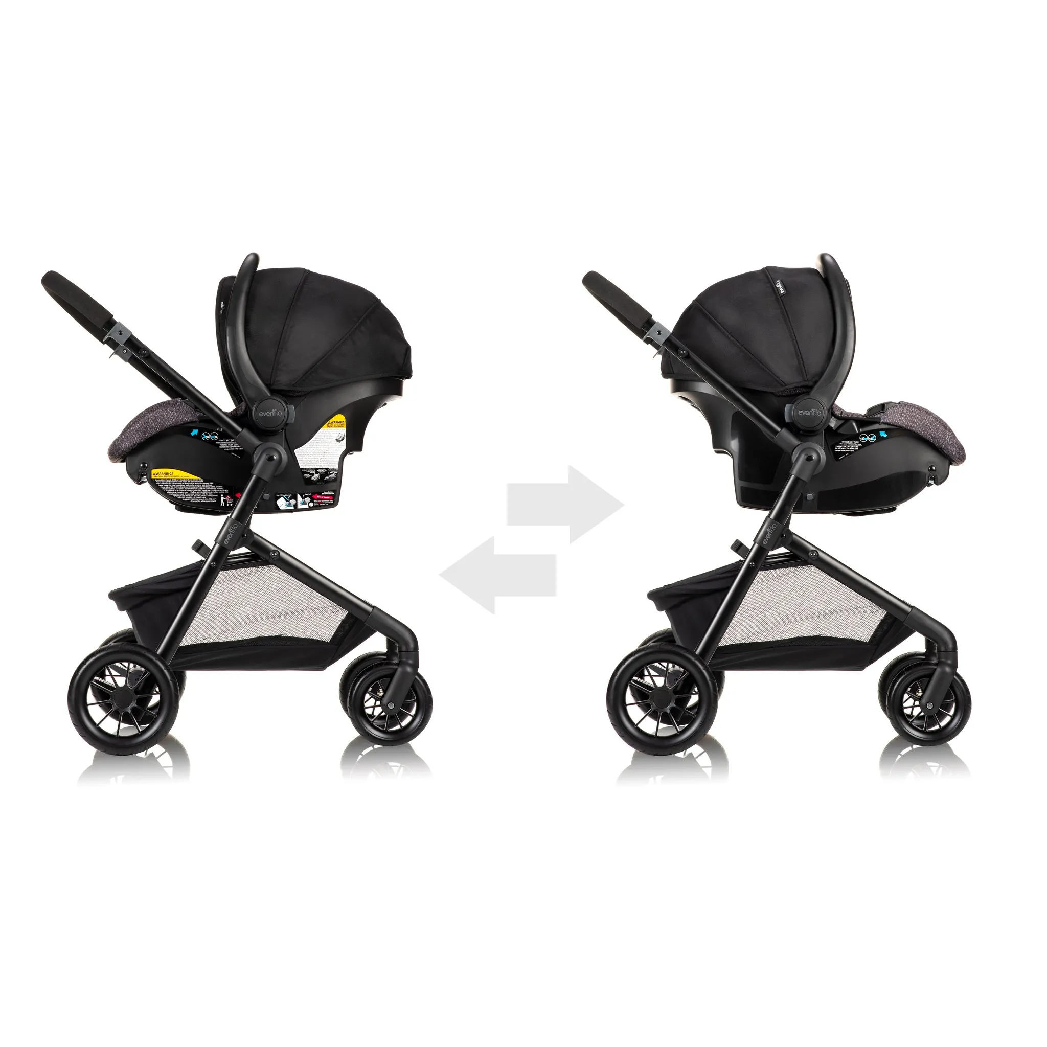 Modular Travel System with LiteMax Infant Car Seat - Casual Gray - Image 11