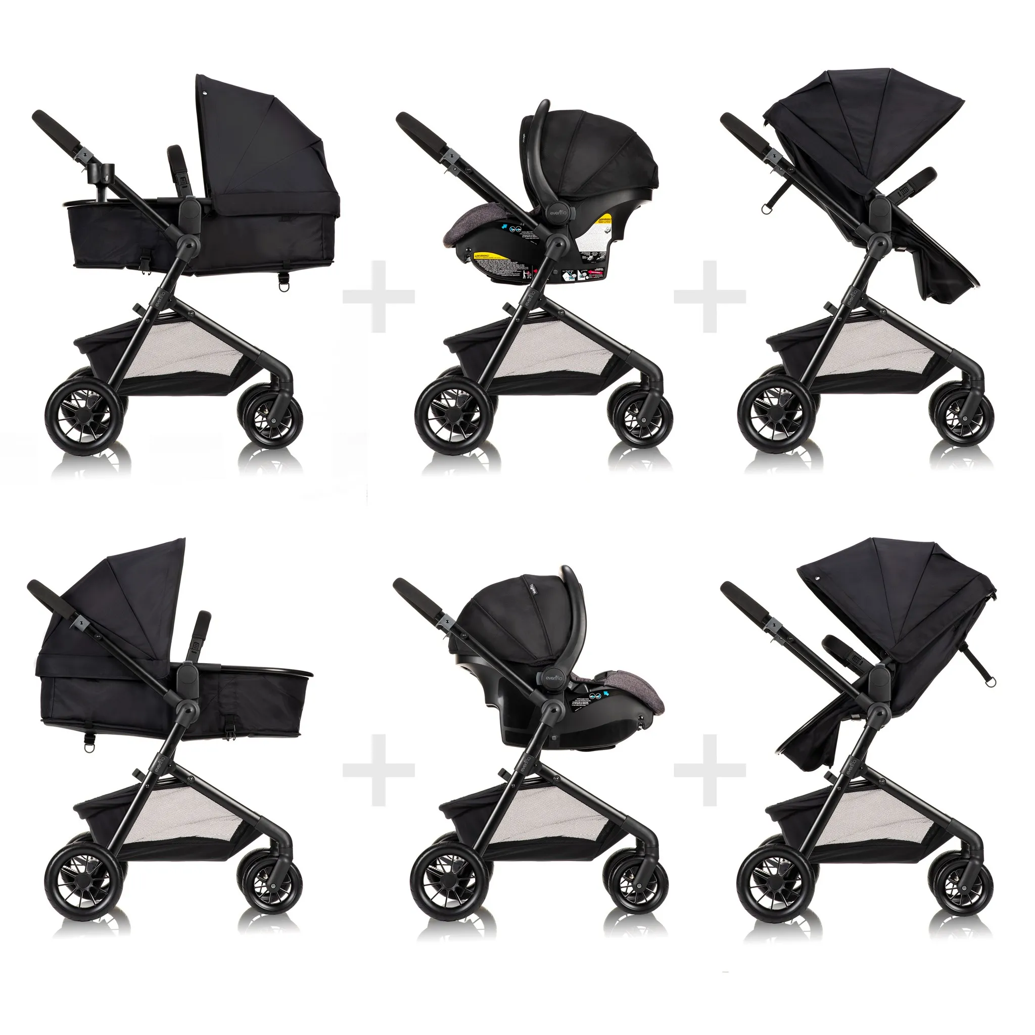 Modular Travel System with LiteMax Infant Car Seat - Casual Gray - Image 19