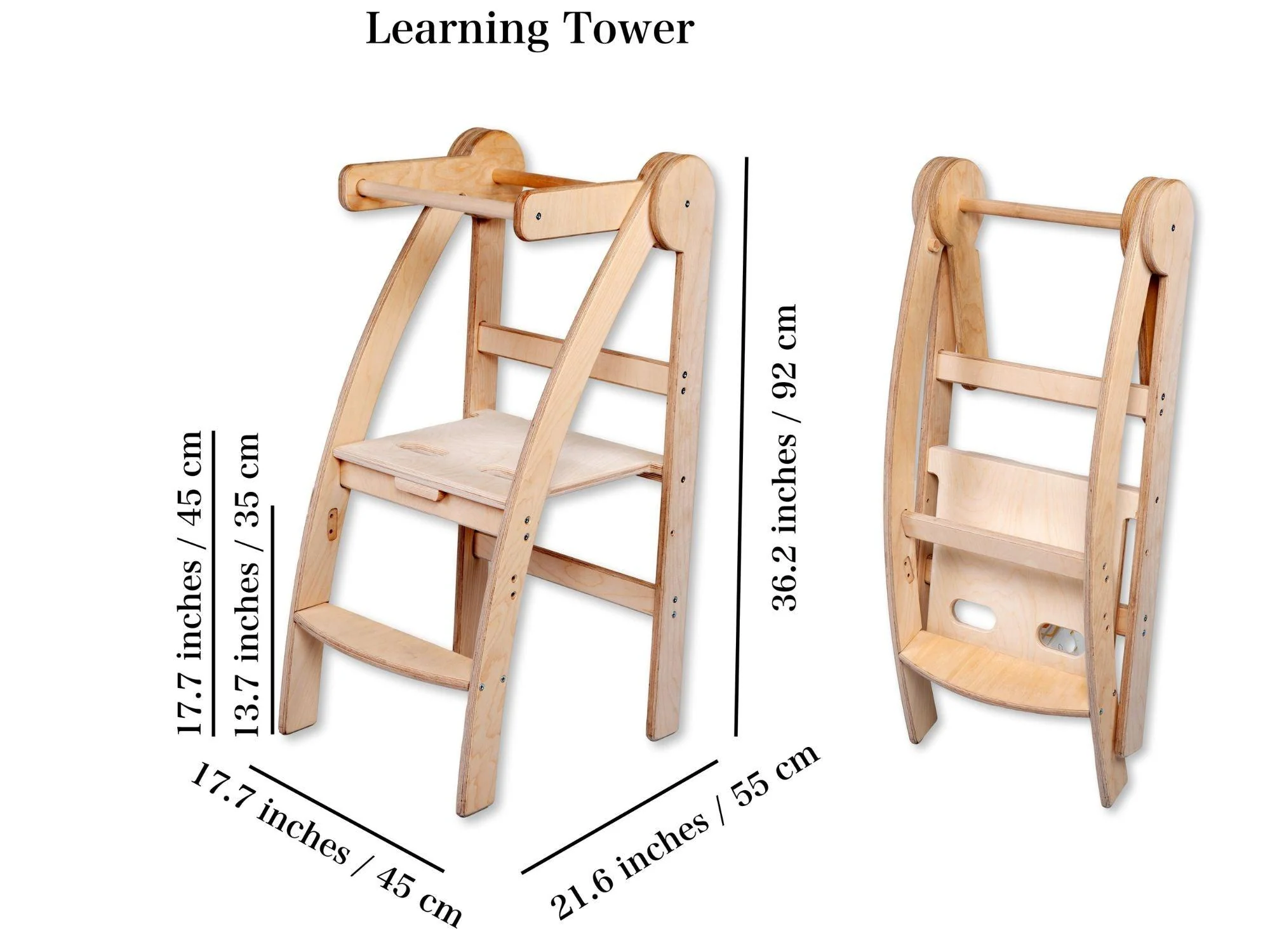 Montessori Foldable Toddler Tower - Image 3