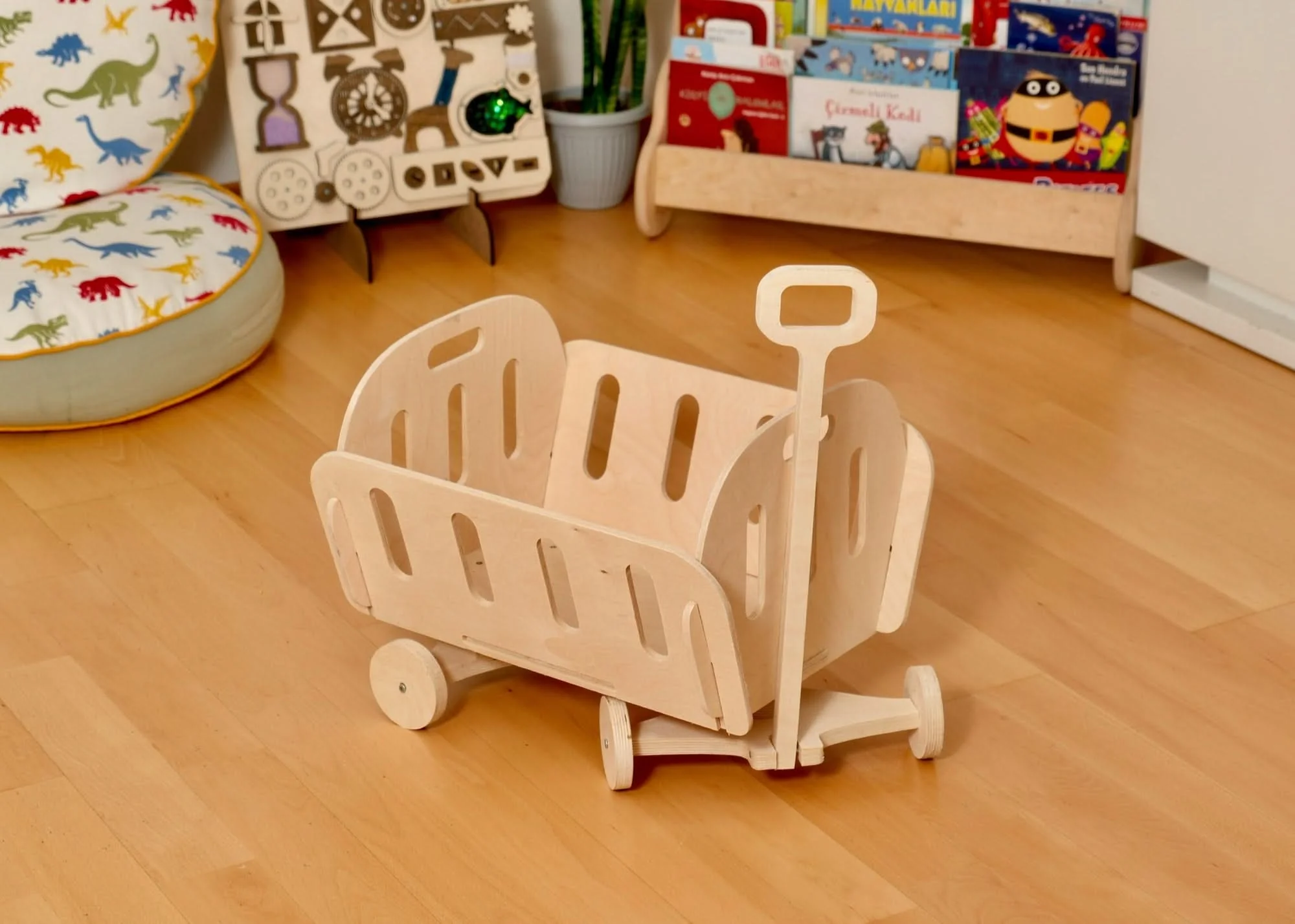 Montessori Toy Storage: Eco-Friendly Nursery & Playroom Chest - Image 9