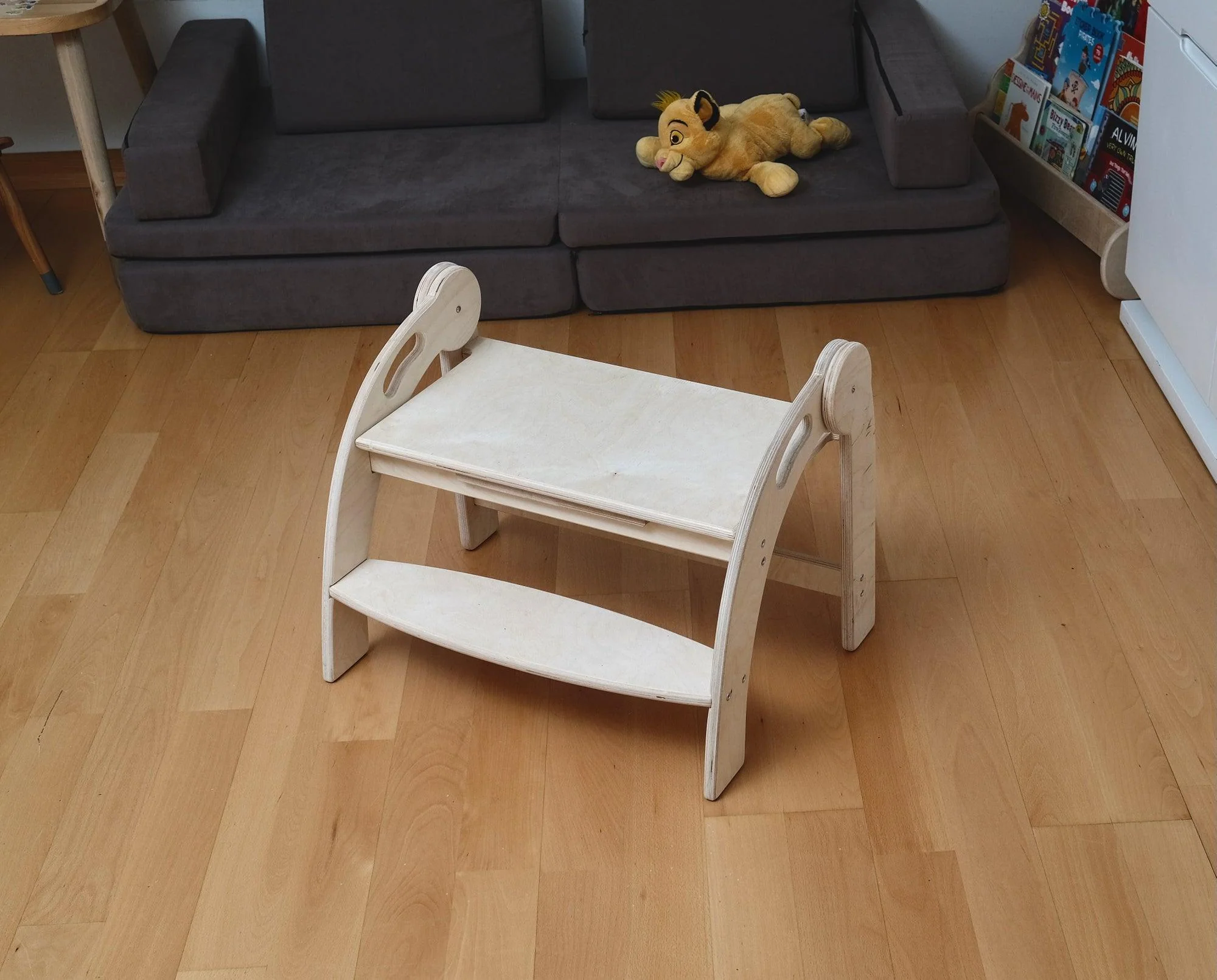 Twins Montessori Kitchen Stool - Wooden Step Stool for Kids - Image 19