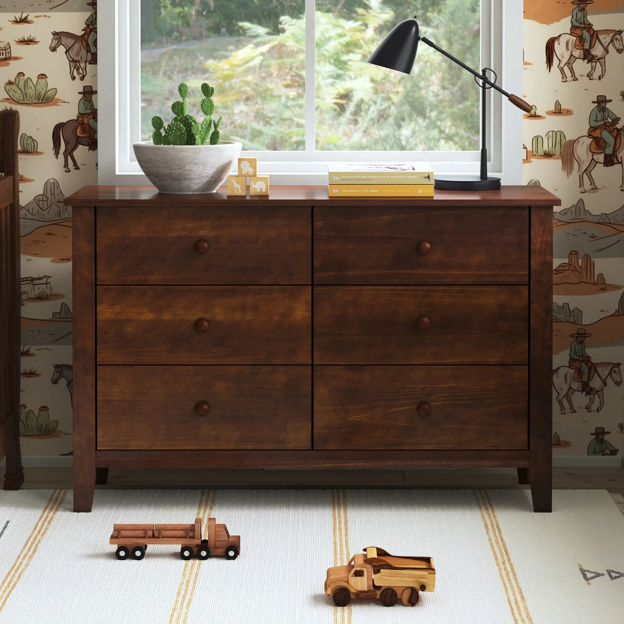 Morgan 6-Drawer Dresser - Espresso - Image 5