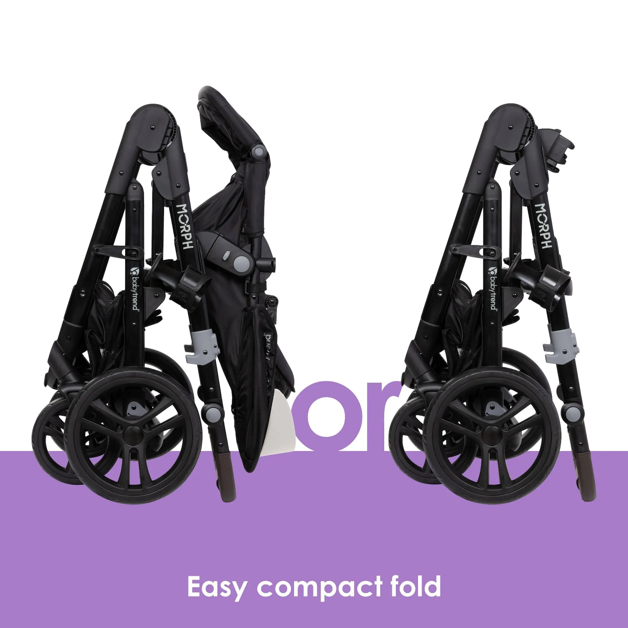 Morph Single to Double Modular Stroller Travel System - Madrid Tan - Image 5