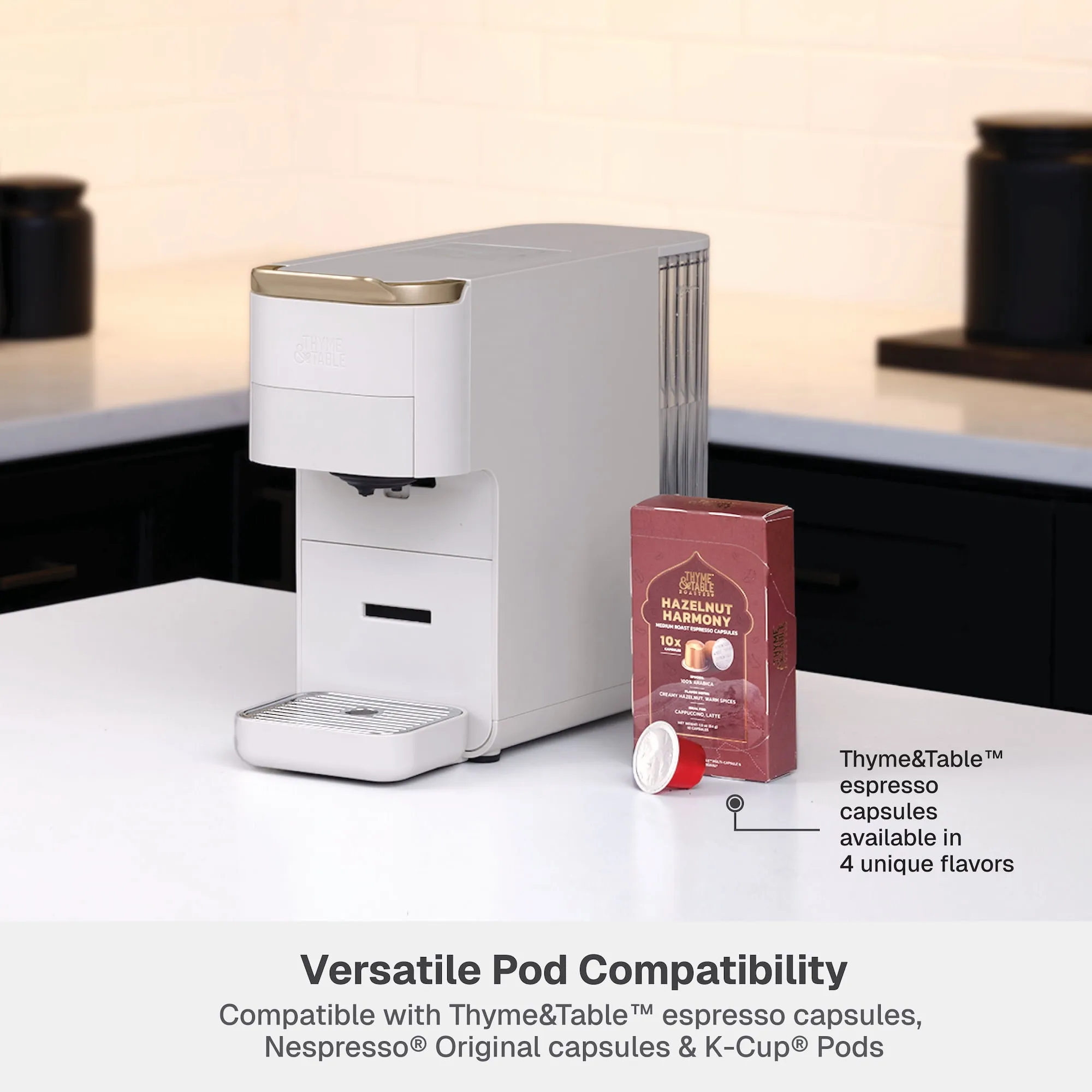 Multi Capsule Coffee Machine - Sand - Image 5