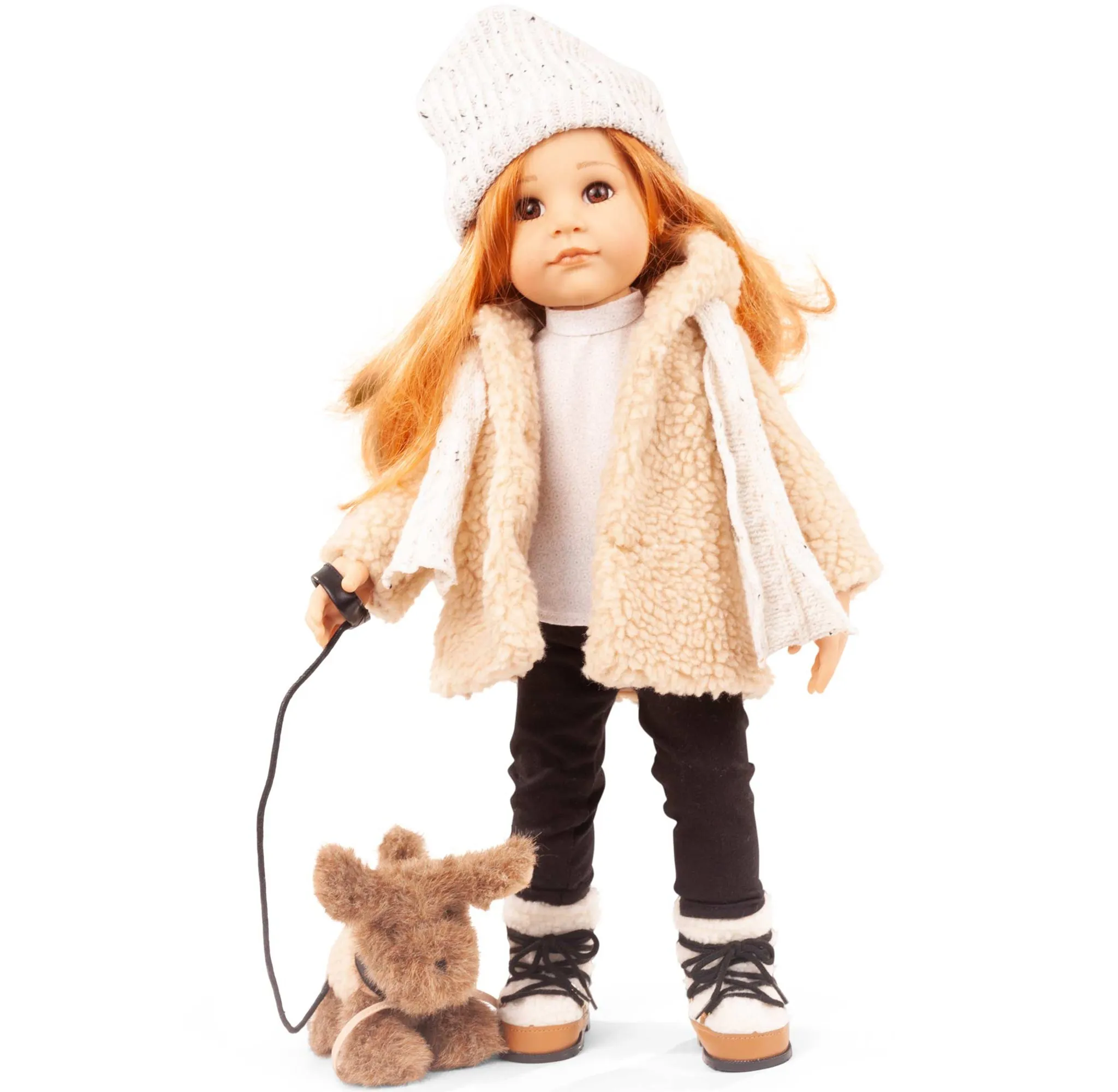 Hannah Loves Her Puppy Dog 19.5" Multi-Jointed Standing Doll