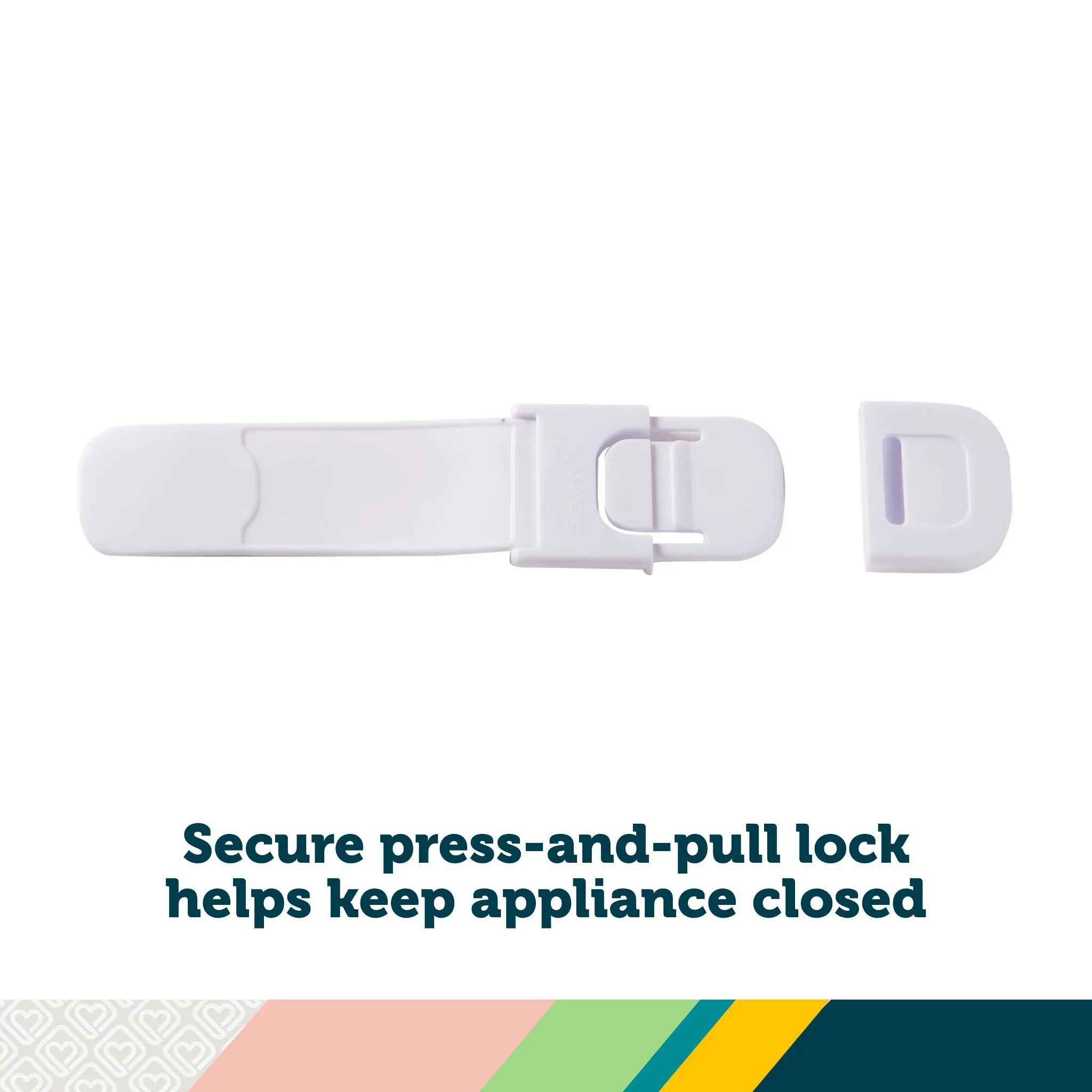 Multi-Purpose Appliance Lock - 2pk - White - Image 3