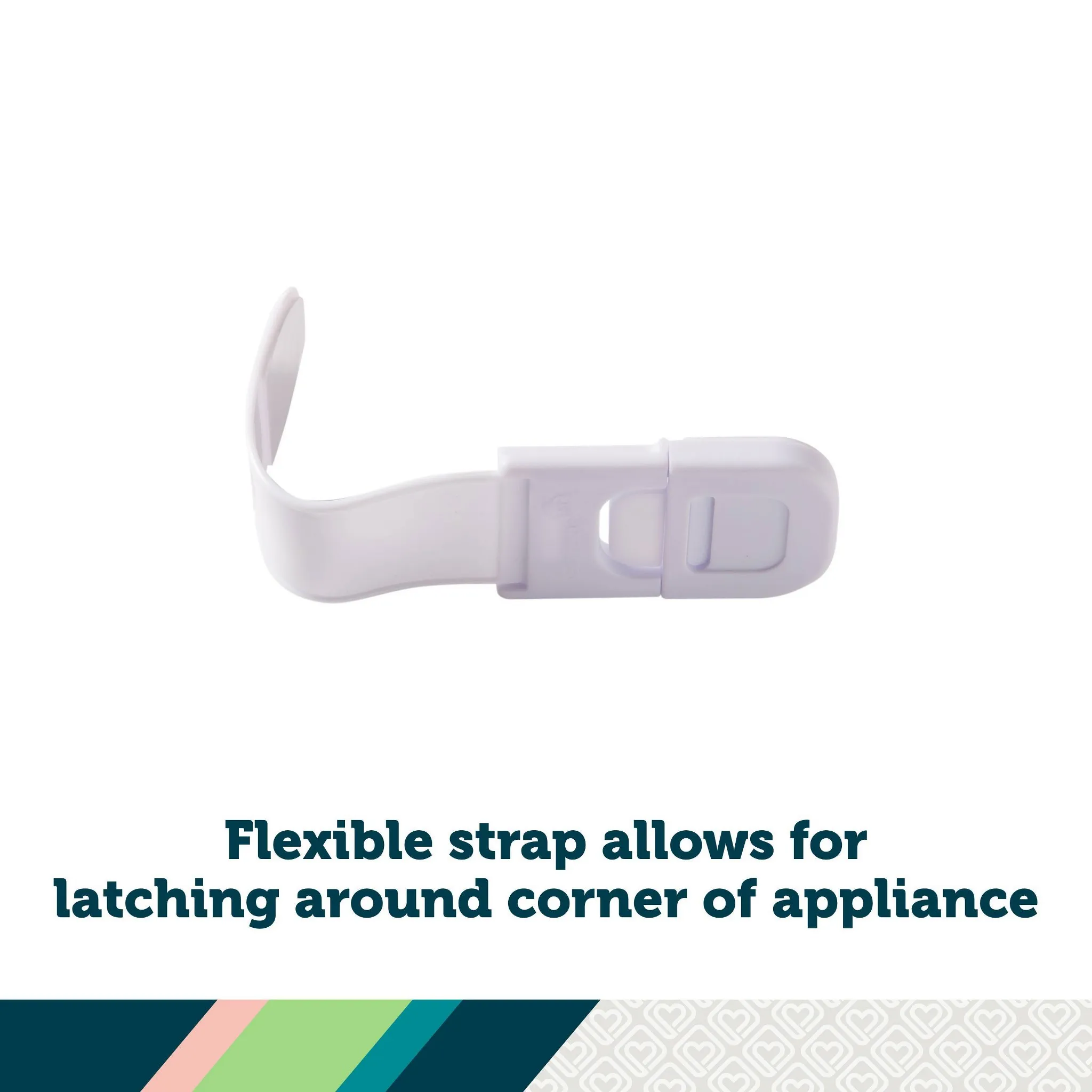 Multi-Purpose Appliance Lock - 2pk - White - Image 2