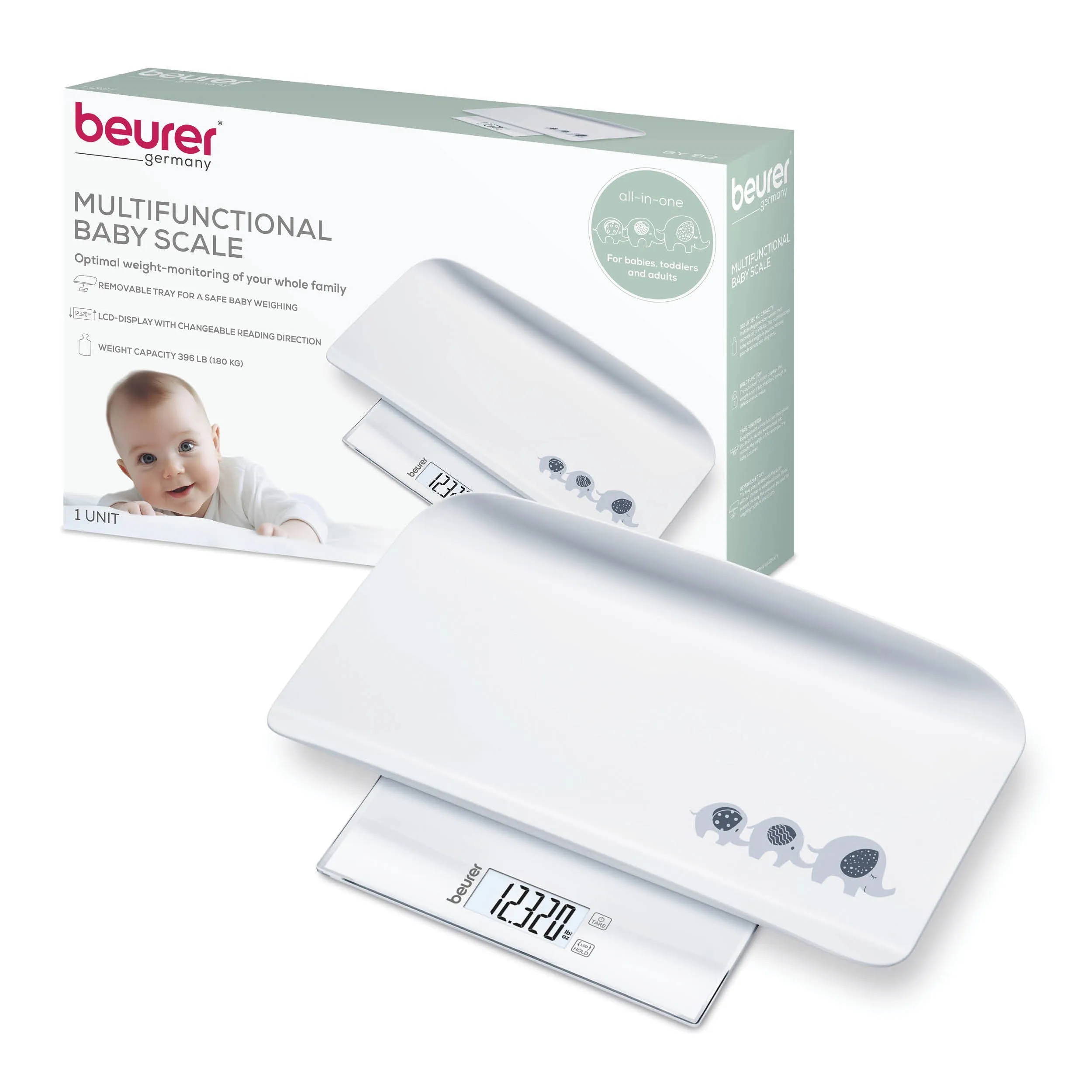 Multifunctional Baby Scale - White