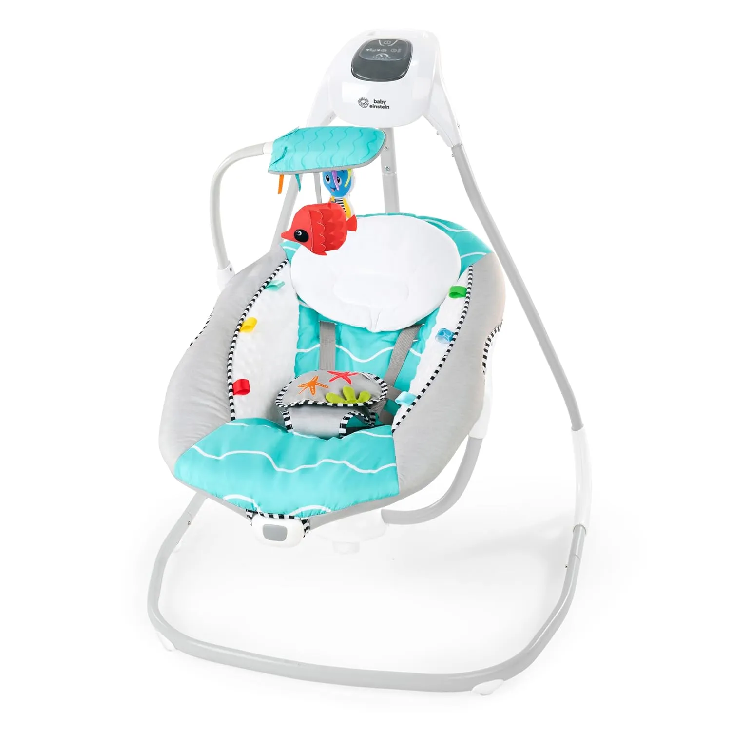 Musical Compact Baby Swing - Grey - Image 6