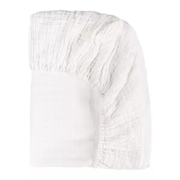 Muslin Crib Sheet - White - Image 2