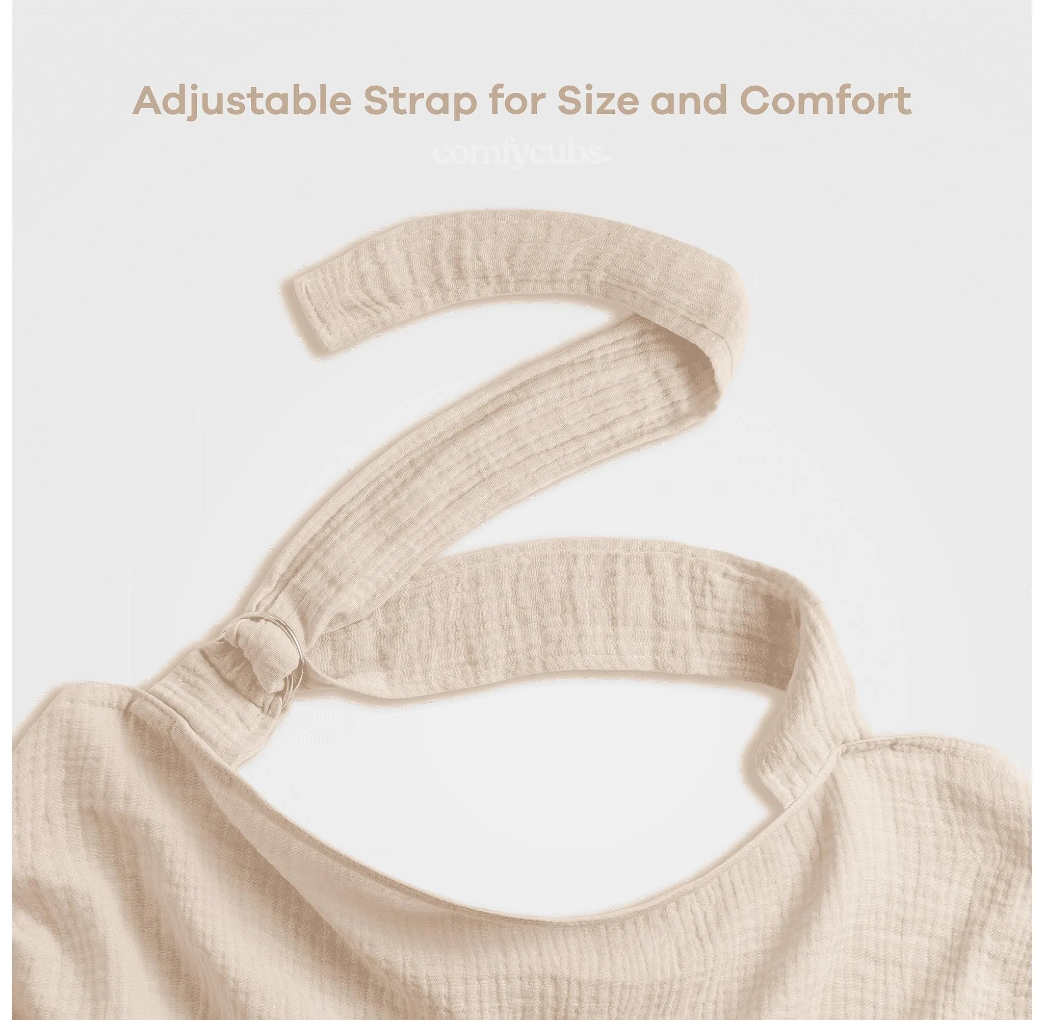 Muslin Nursing Cover - Sand - Image 3