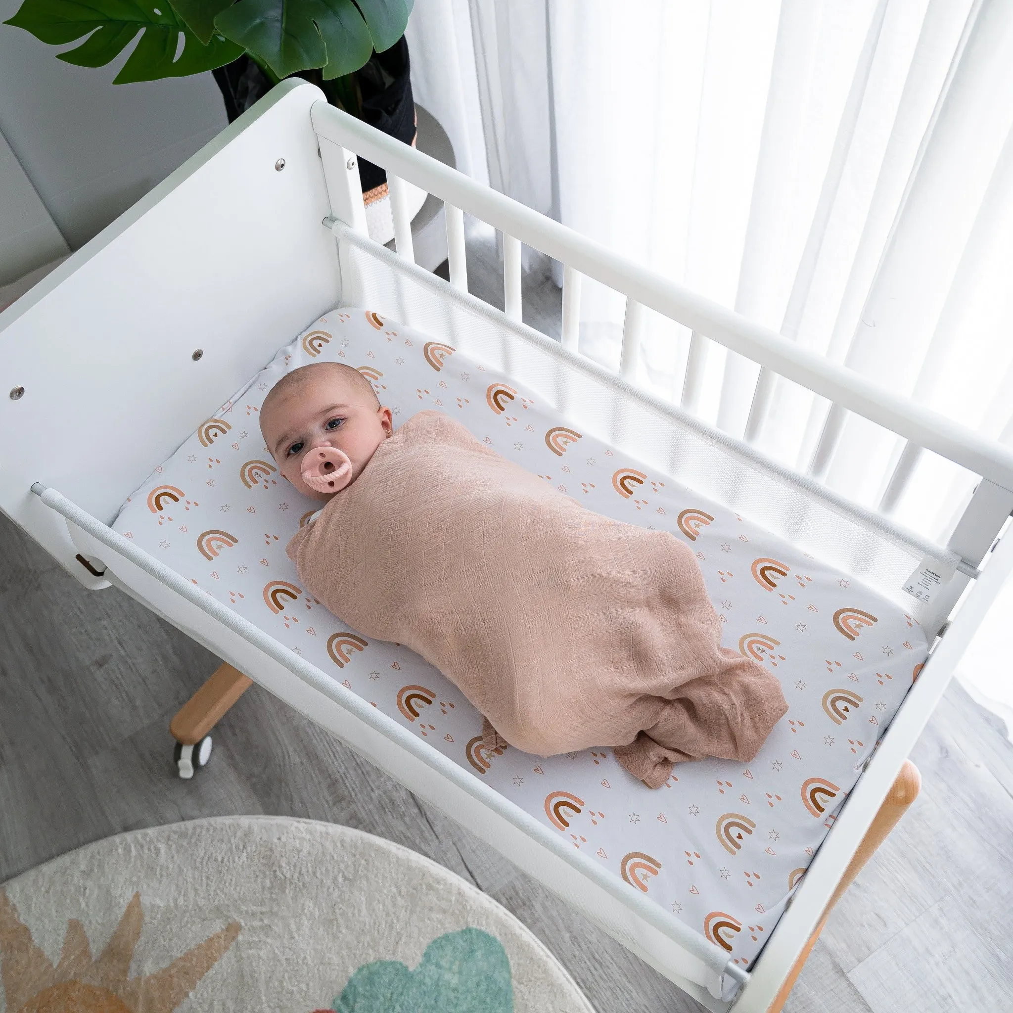 Muslin Swaddle Blankets - Neutral Receiving Blanket - Image 2
