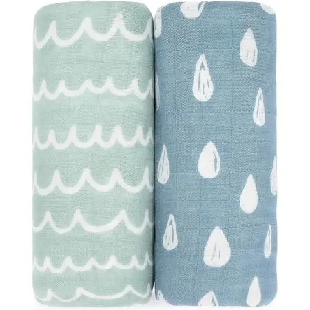 Muslin Swaddle Blankets - Pack of 2 - Image 5