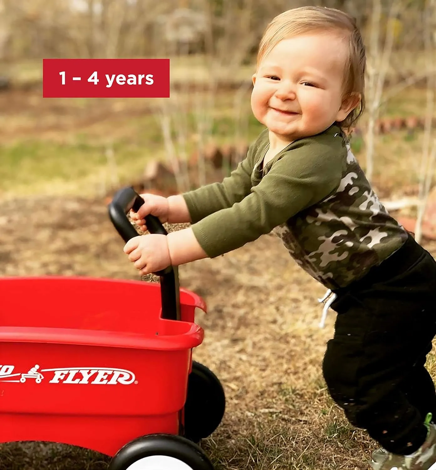 My 1st 2-in-1 Wagon Push and Pull Toy - Red - Image 6