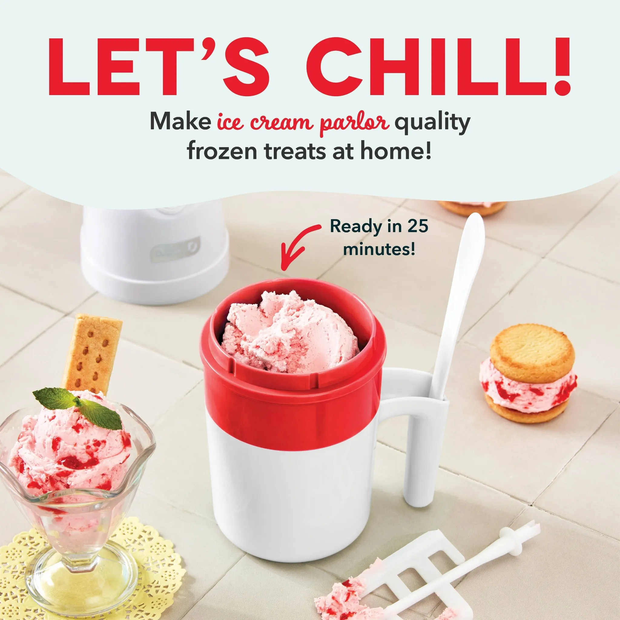 My Pint Ice Cream Maker - Red - Image 5
