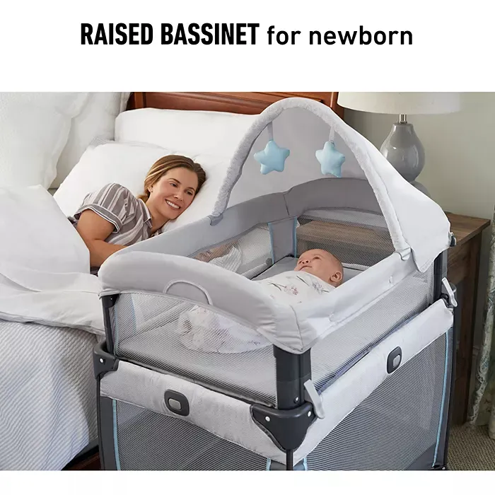 My View 4-in-1 Bassinet - Derby Polyester - Image 2