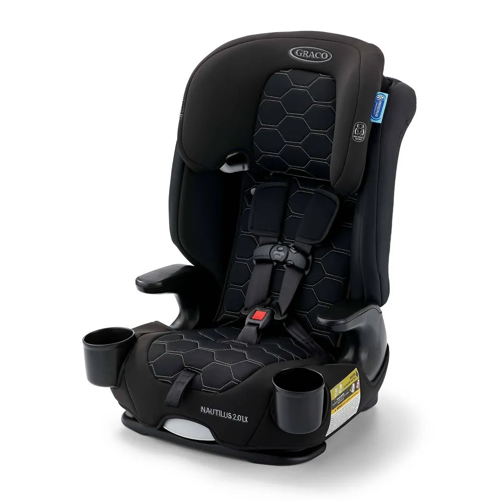 Nautilus 2.0 LX 3-in-1 Harness Booster Car Seat - Hex - Image 5