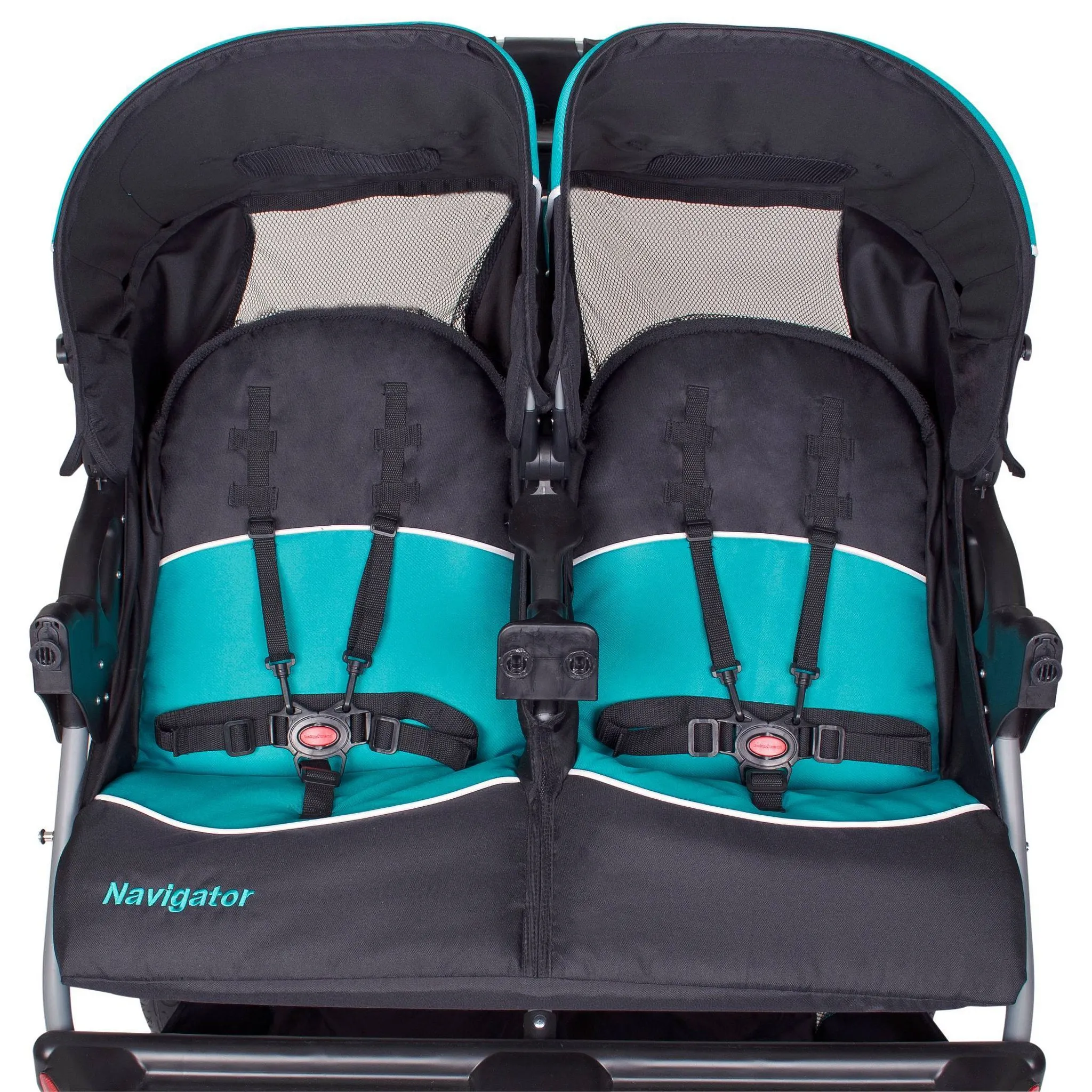 Navigator Double Jogger Stroller - Blue Tropic - Image 4