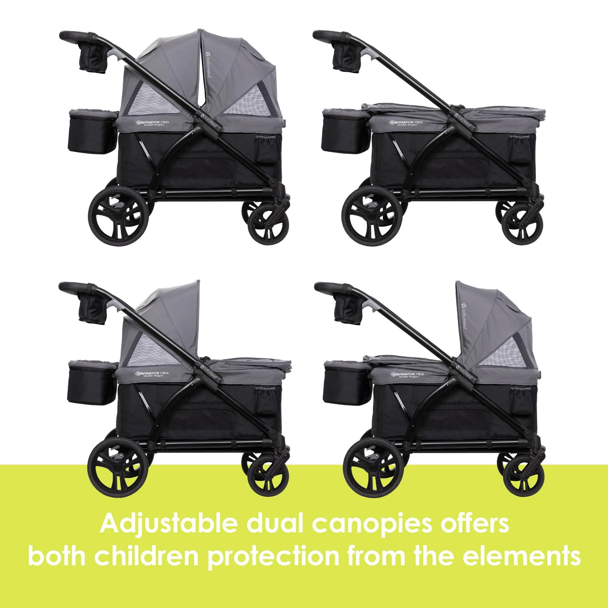 Navigator PRO 2-in-1 Stroller Wagon - Dash Black - Image 2