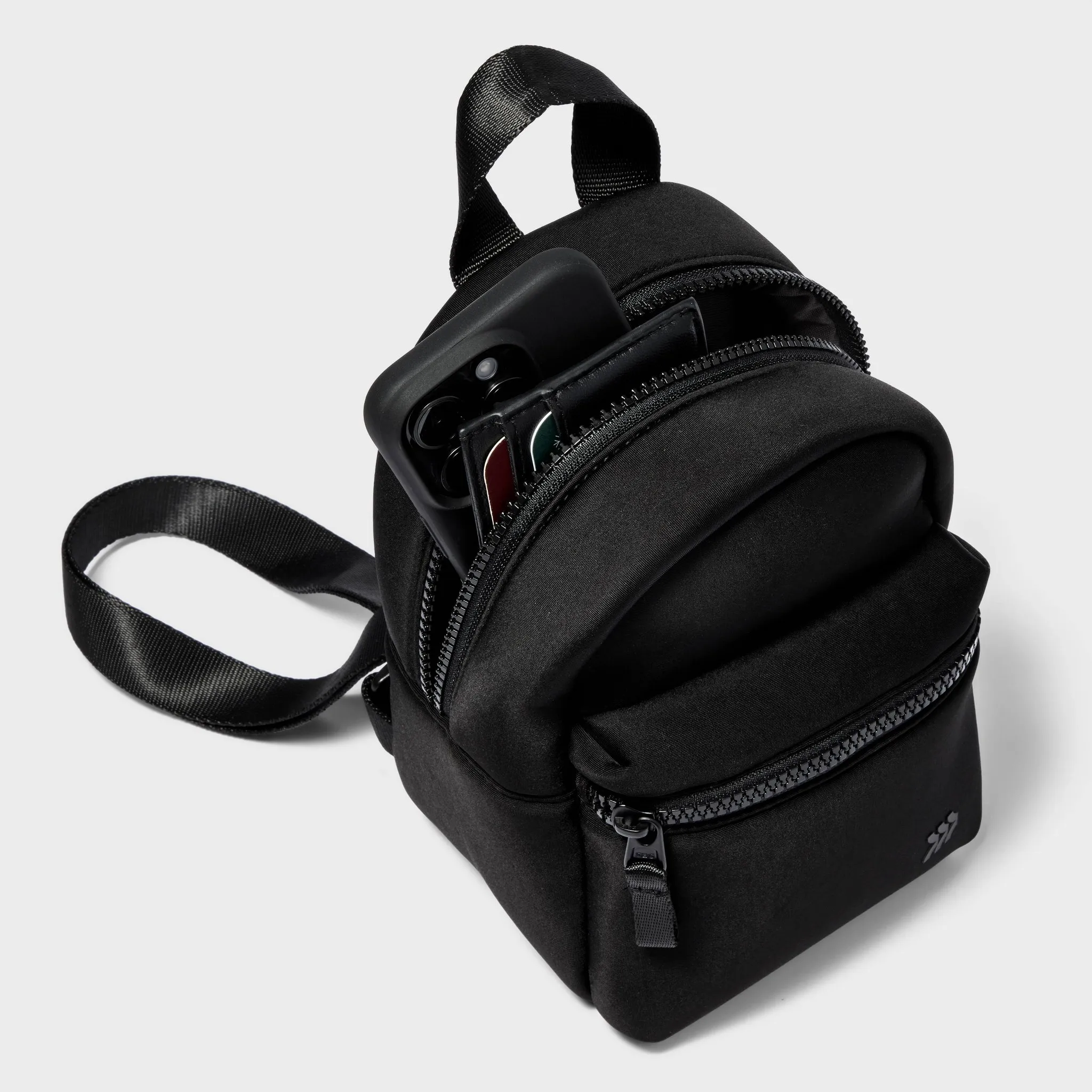 Neoprene Mini Backpack - Black - Image 3